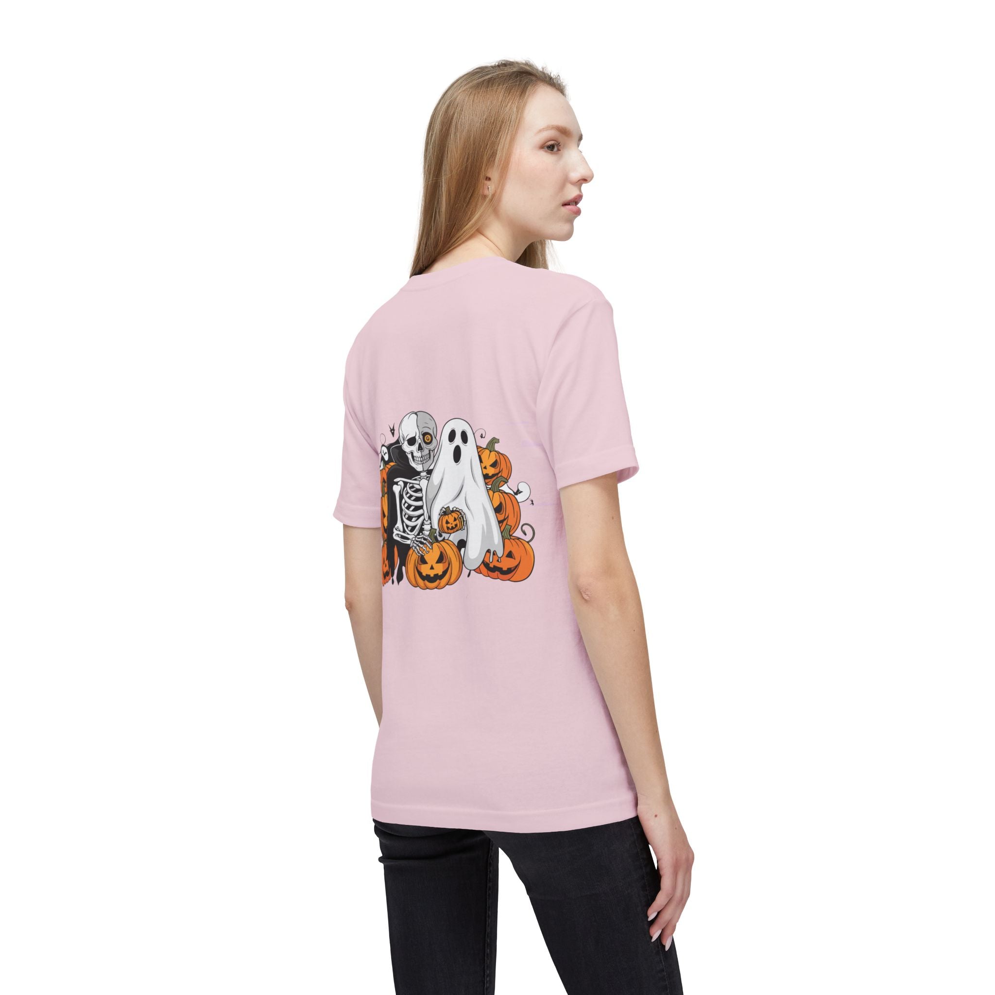 Halloween with Bats | Unisex Midweight T-shirt, Made in US