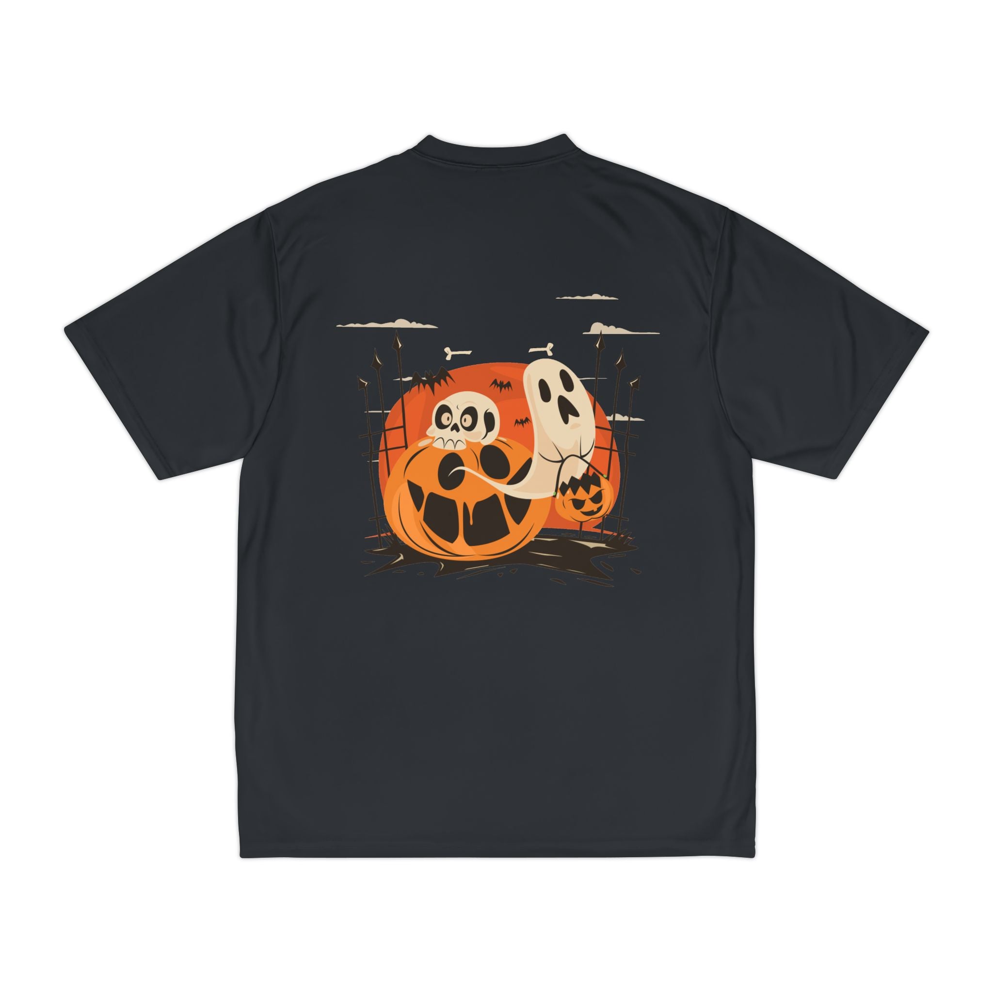 Halloween with Pumpkins | Men's Performance T-Shirt