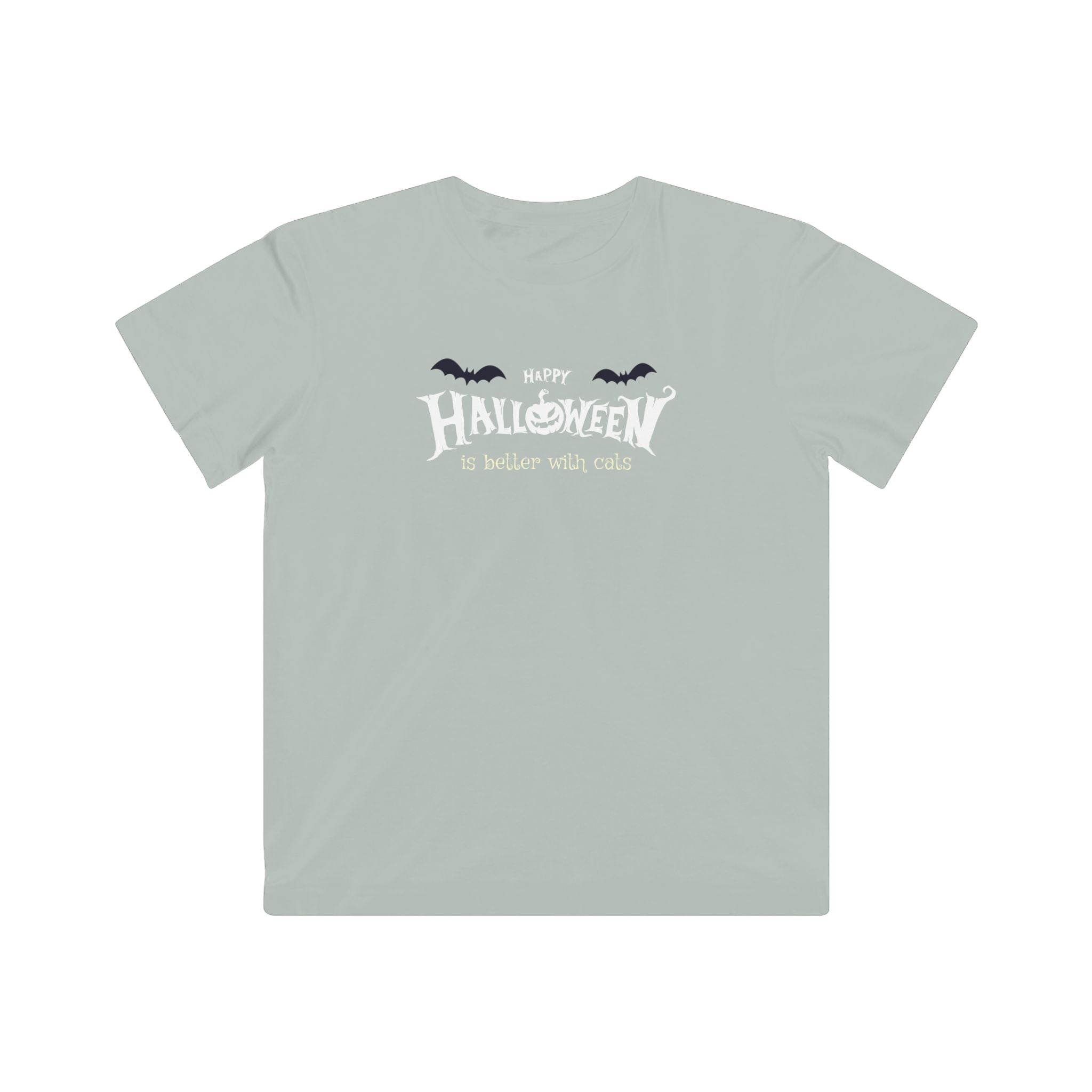 Halloween with Witch's Cats | Kids Fine Jersey Tee