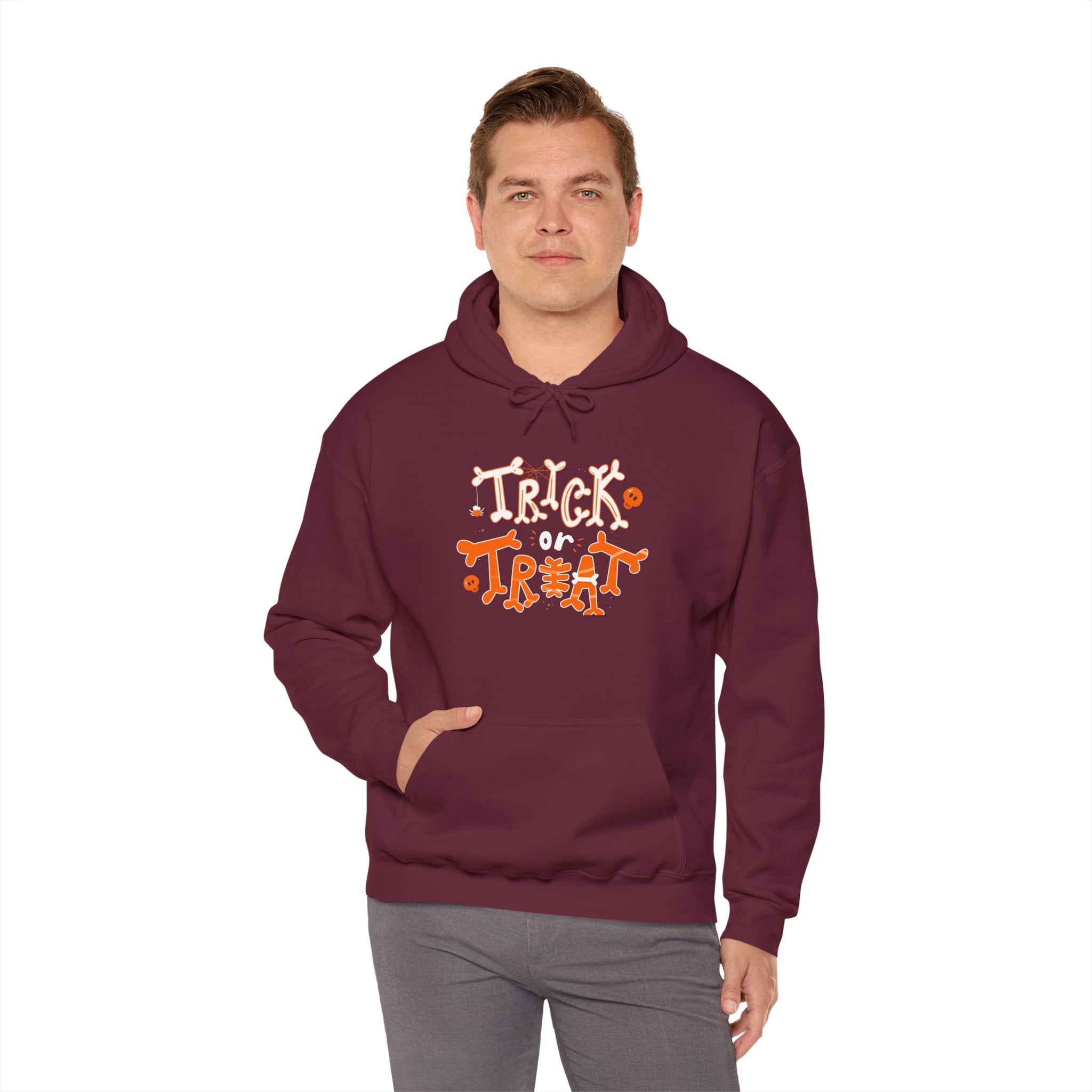 Halloween Trick or Treat  | Unisex Heavy Blend Hooded Sweatshirt