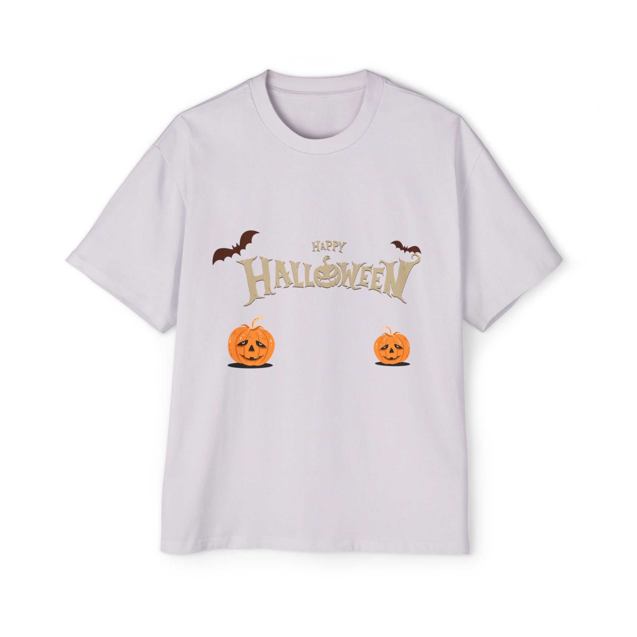 Halloween with Pumpkins | Men's Heavy Oversized Tee