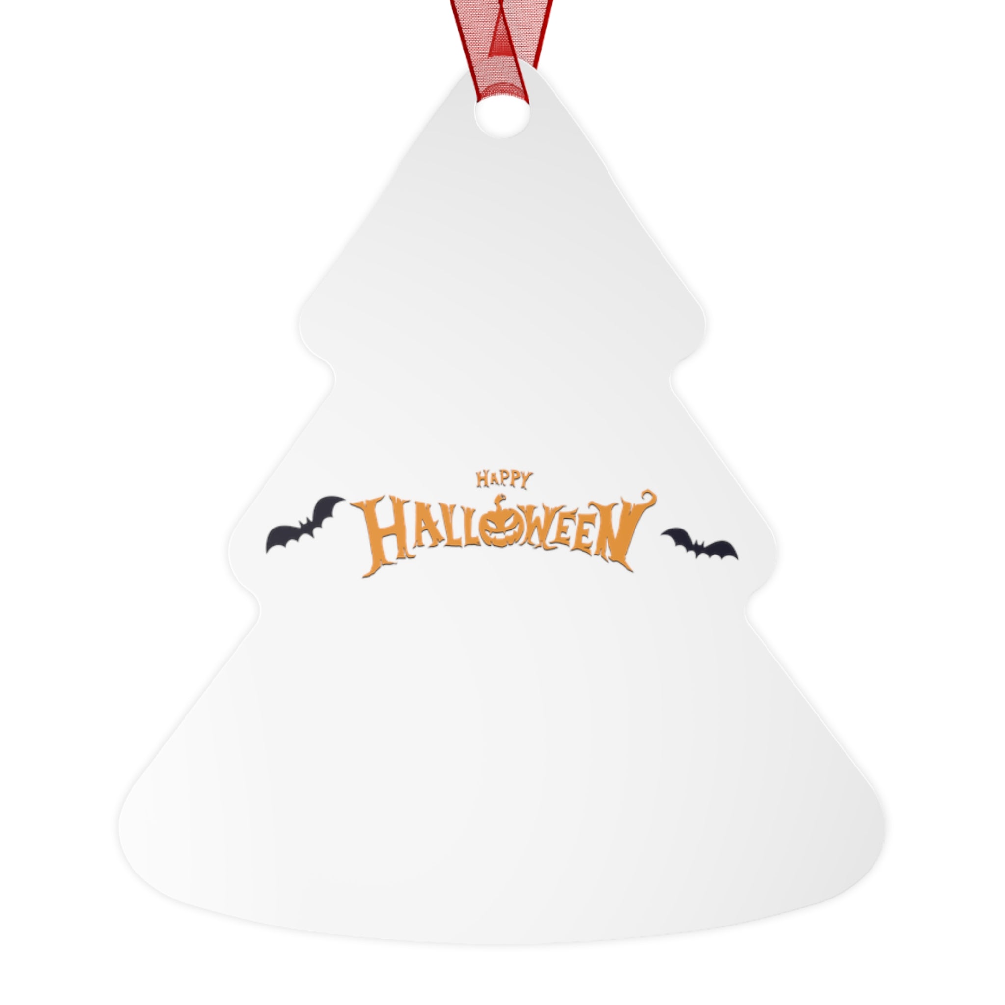 Halloween with Bats | Metal Ornaments