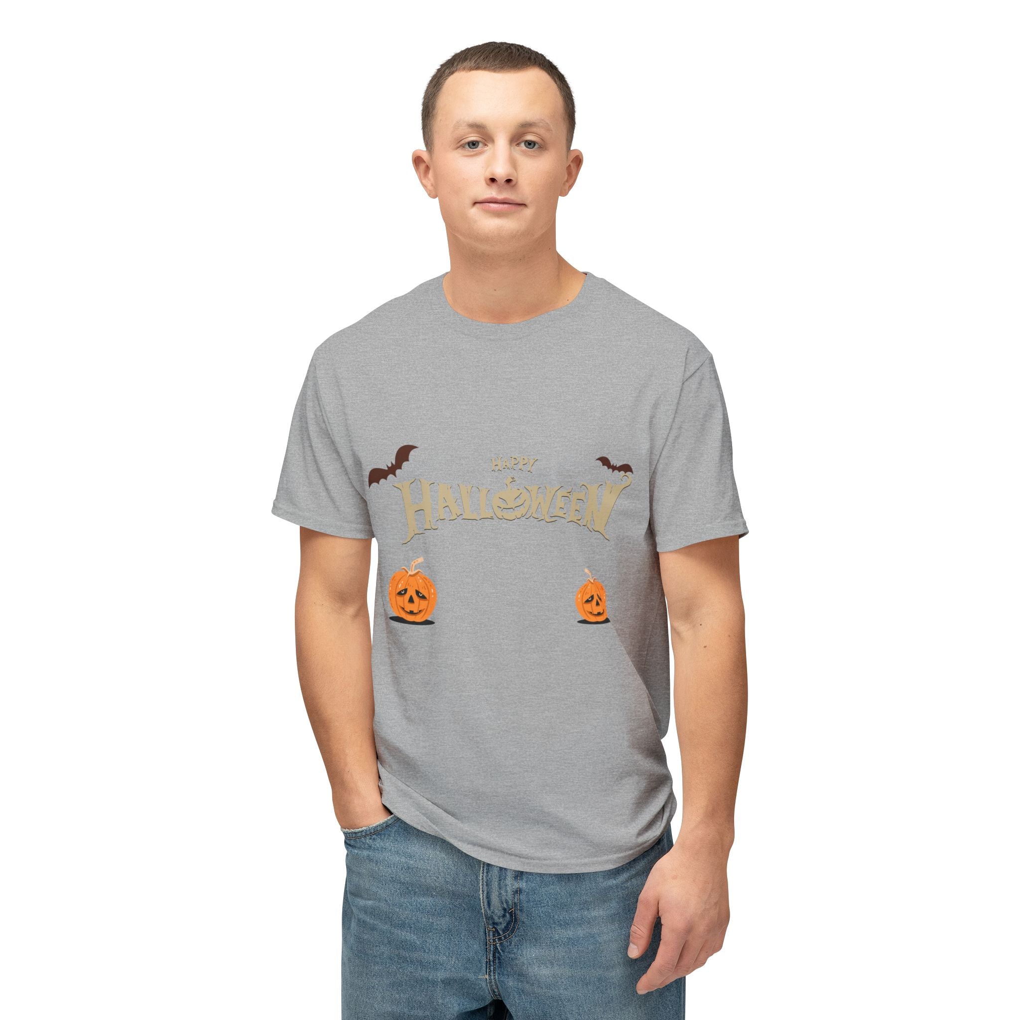 Halloween with Pumpkins | Unisex HD Cotton™ T-shirt