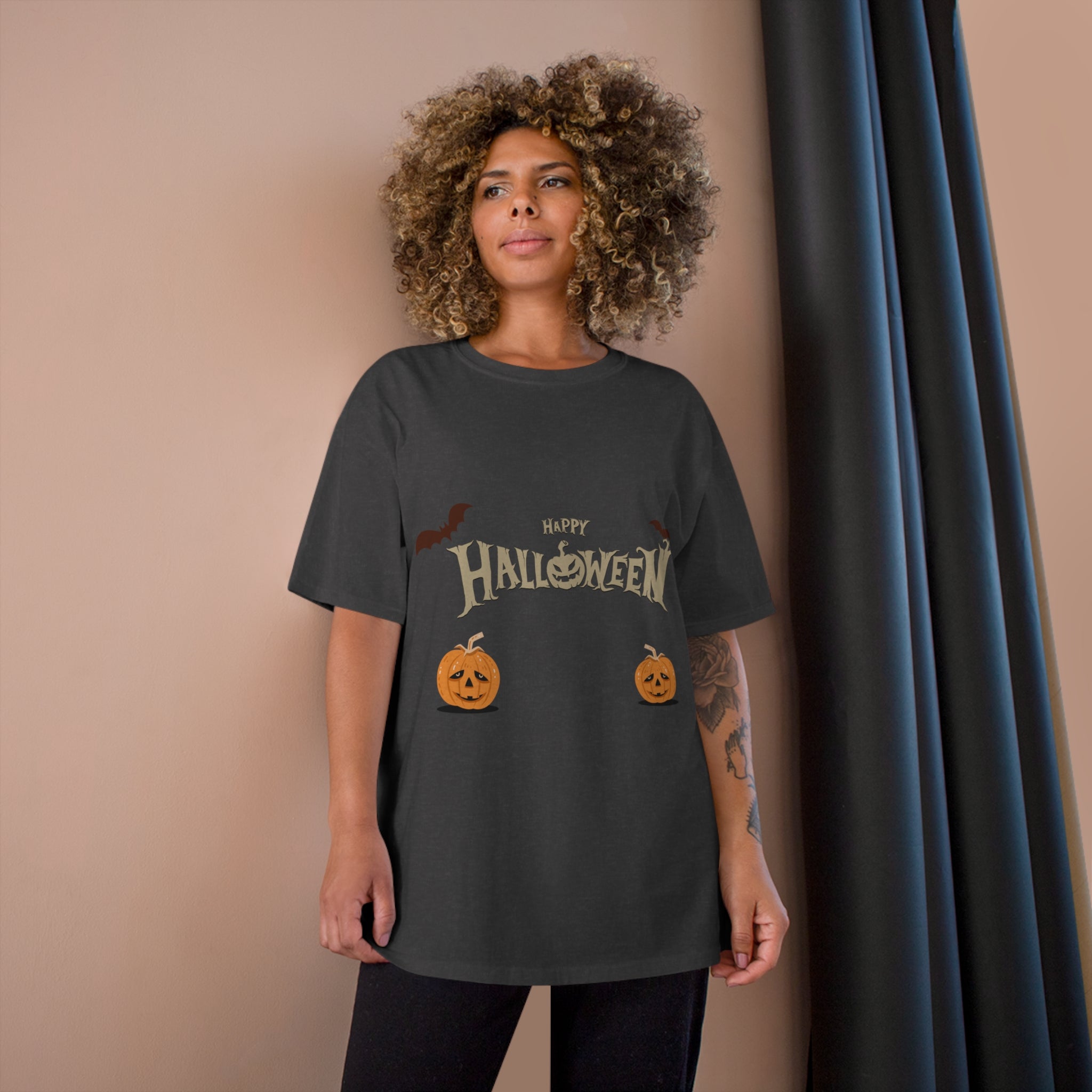 Halloween with Pumpkins | Champion T-Shirt