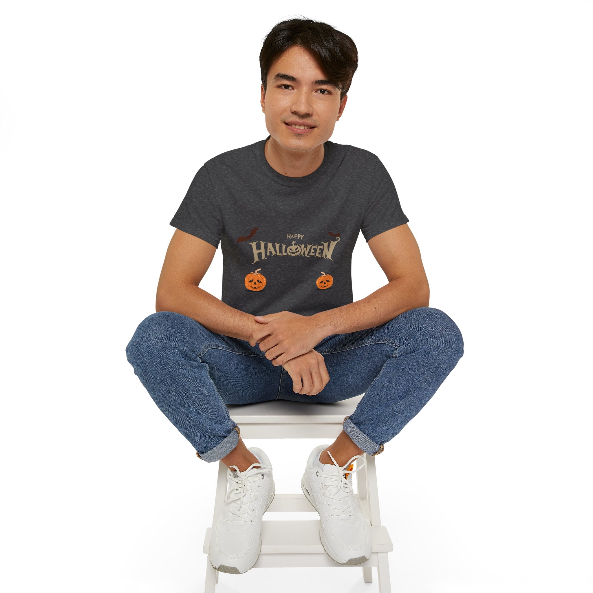 Halloween with Pumpkins | Unisex Ultra Cotton Tee