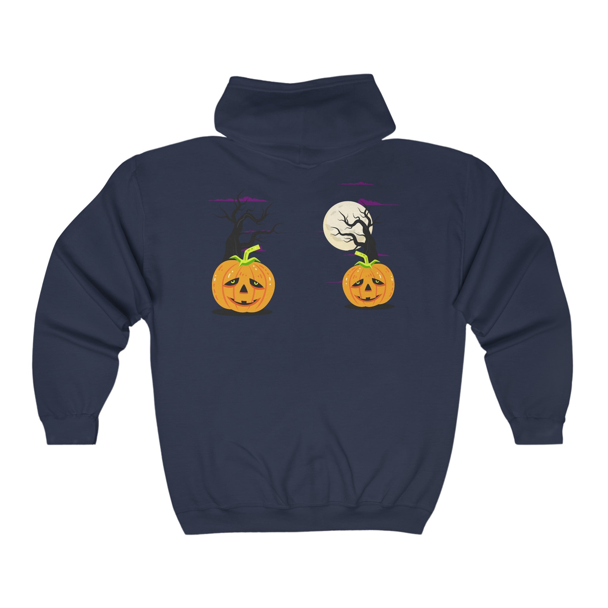 Halloween is Better with Cats | Unisex Heavy Blend Full Zip Hooded Sweatshirt