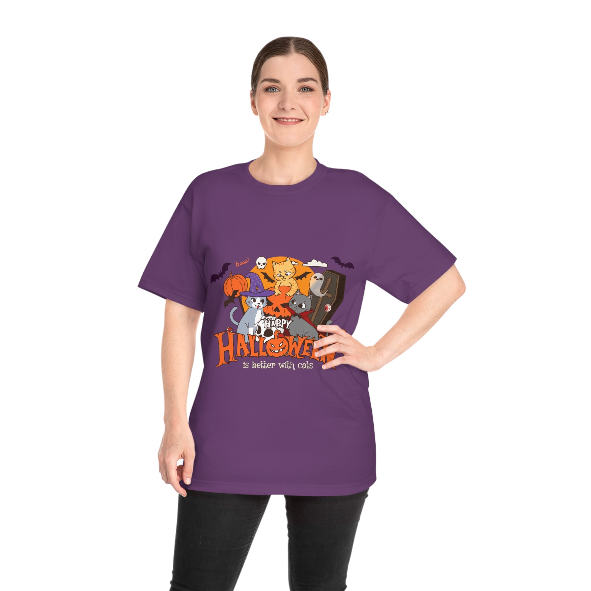 Halloween is Better with Cats | Unisex Hammer™ T-shirt