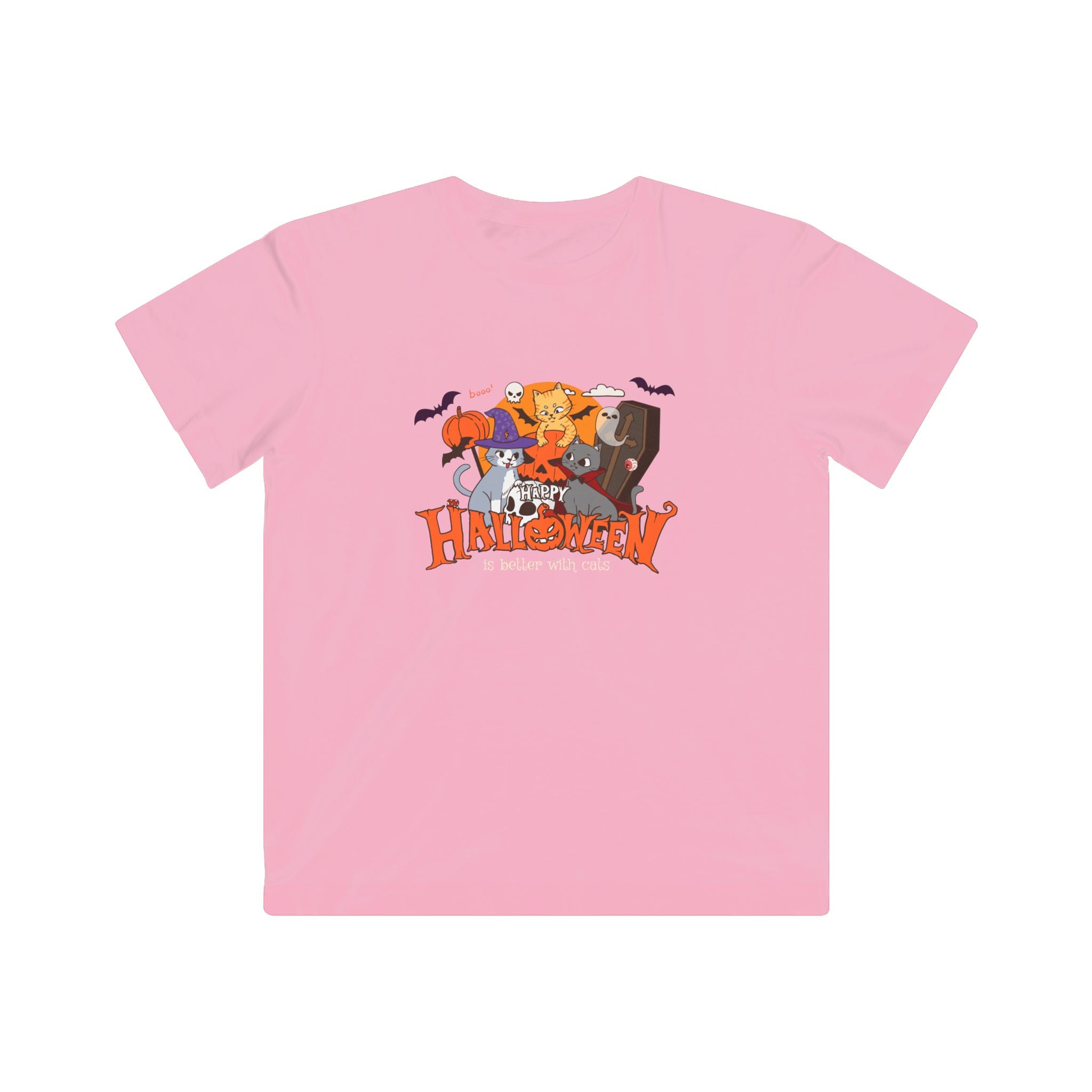 Halloween is Better with Cats | Kids Fine Jersey Tee