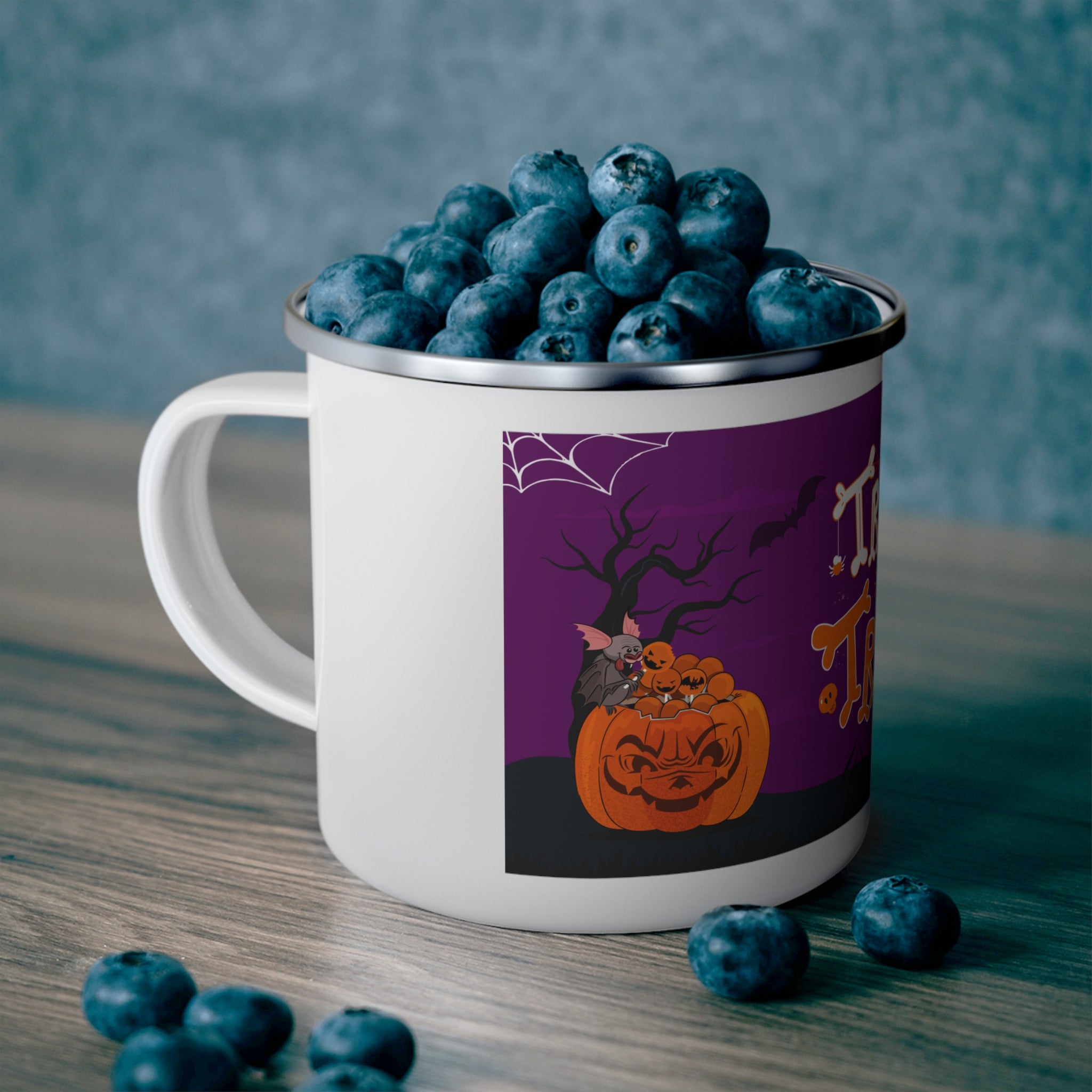 Halloween Trick or Treat | Enamel Camping Mug
