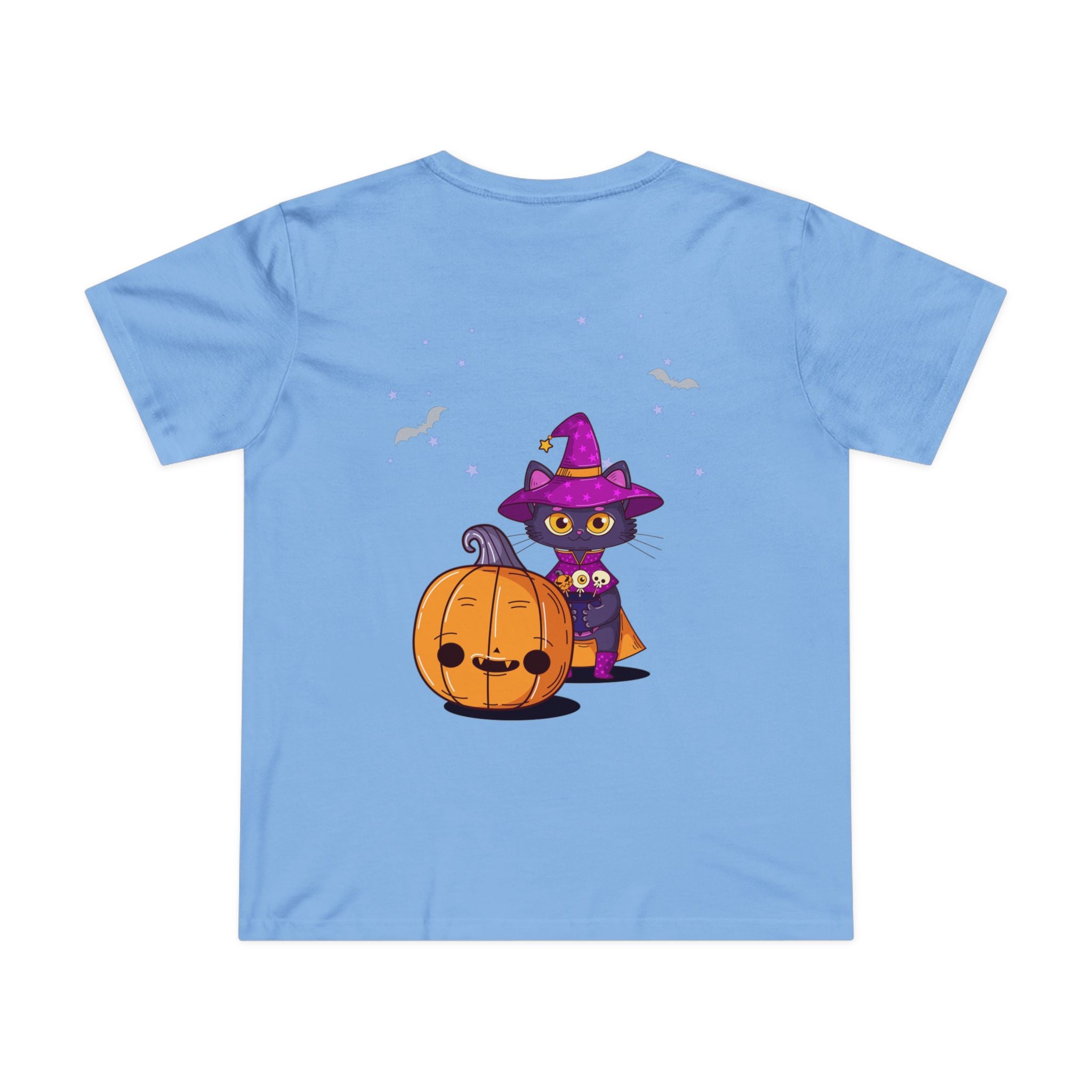 Halloween with Witch's Cats | Women’s Maple Tee