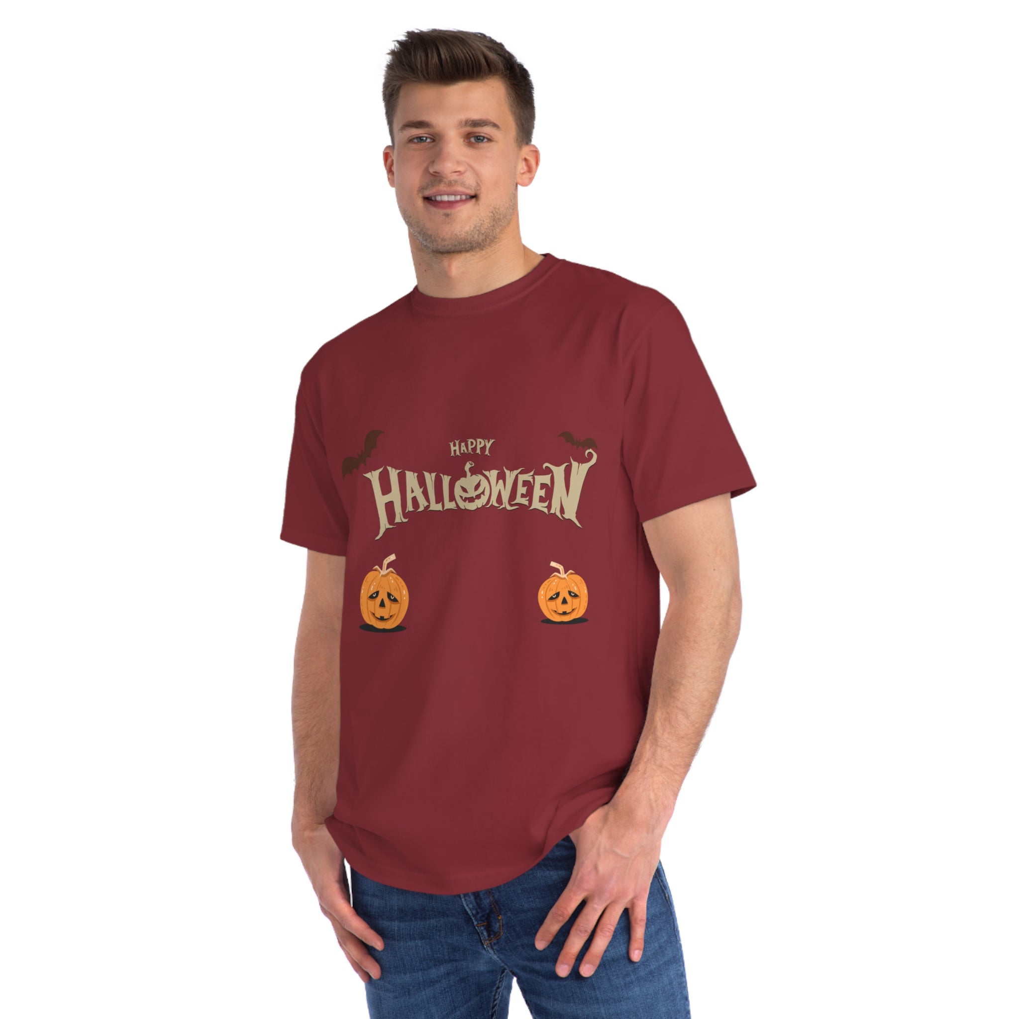Halloween with Pumpkins | Organic Unisex Classic T-Shirt