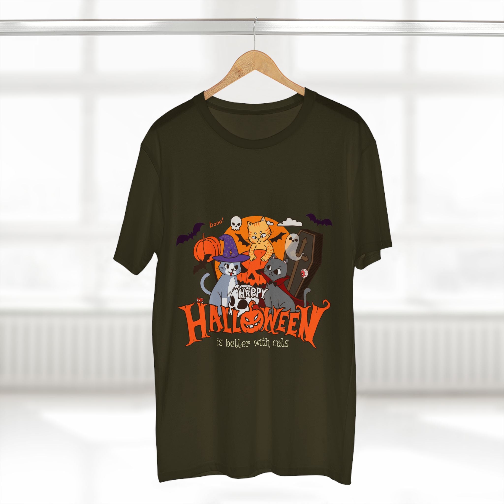 Halloween is Better with Cats | Men's Staple Tee