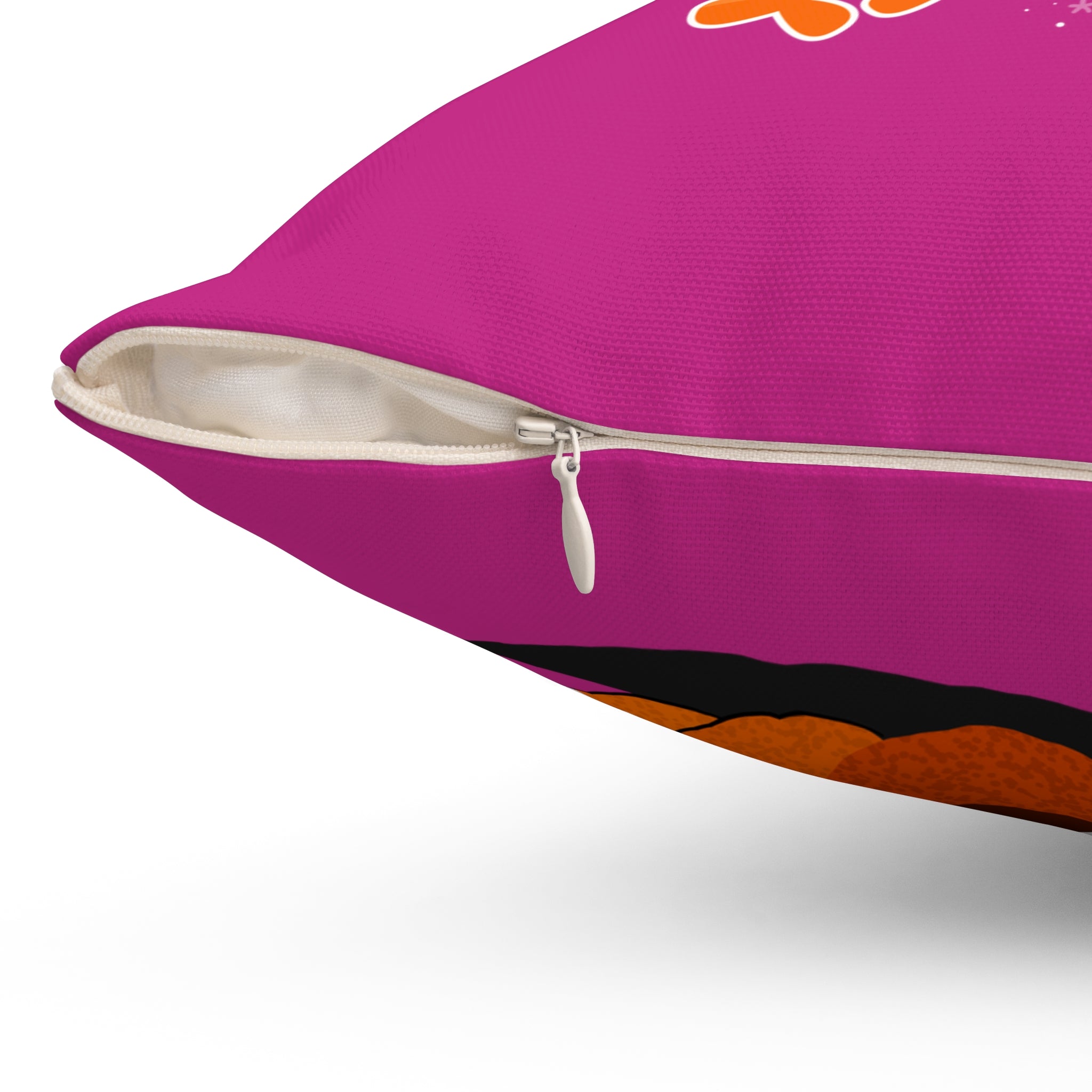 Halloween Trick or Treat | Spun Polyester Square Pillow