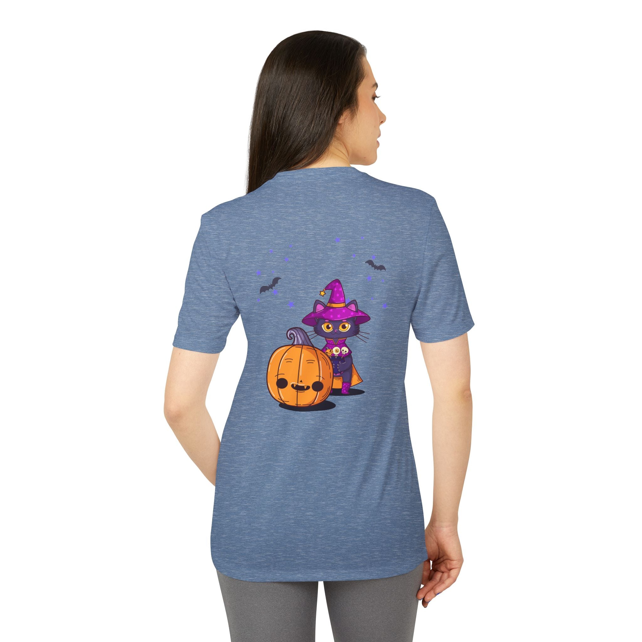 Halloween with Witch's Cats | adidas Unisex Sport T-shirt