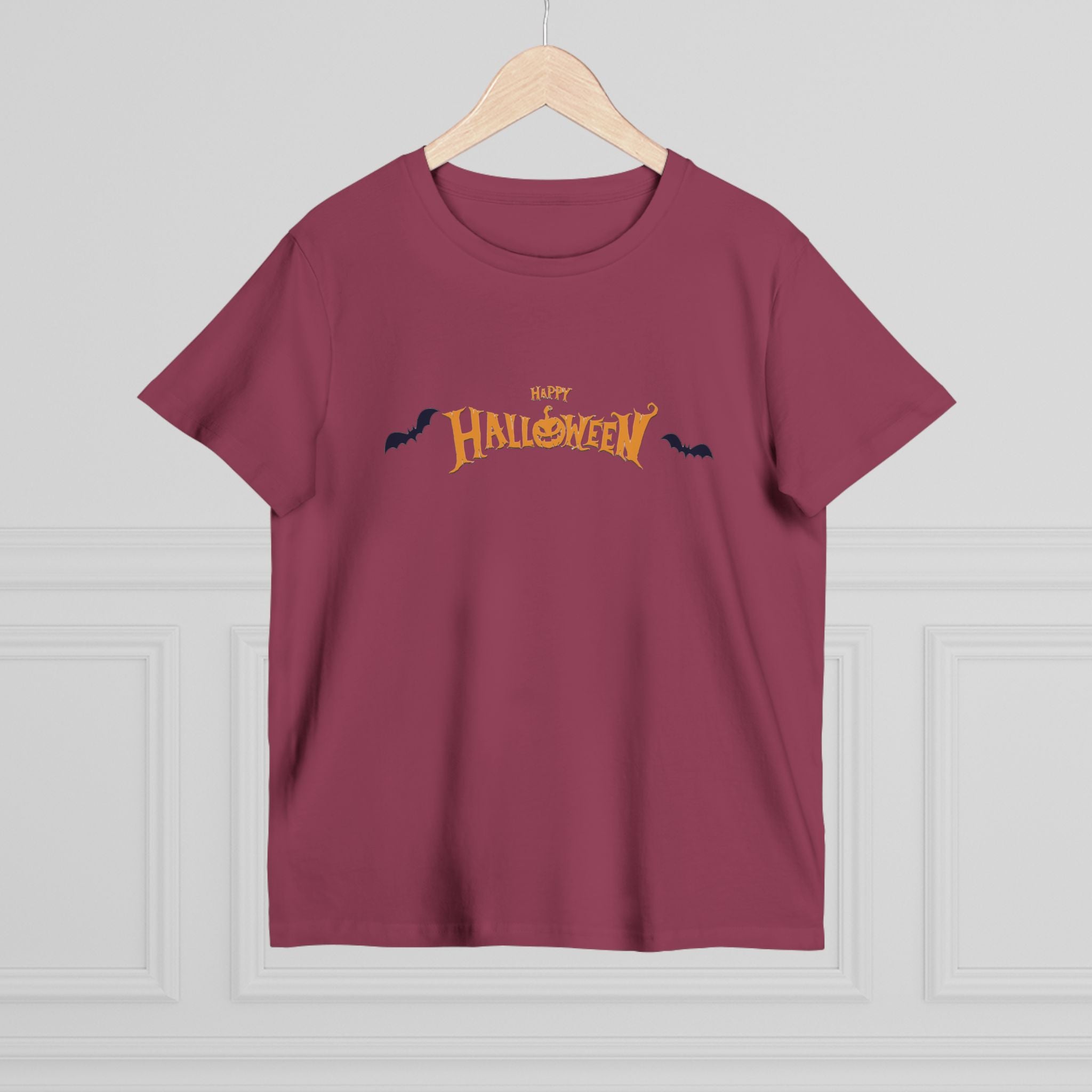 Halloween with Bats | Women’s Maple Tee
