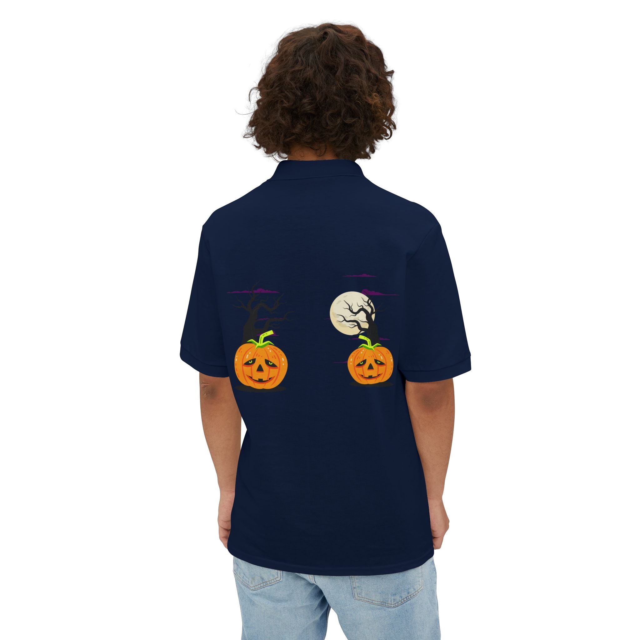 Halloween is Better with Cats | Men's Piqué Polo