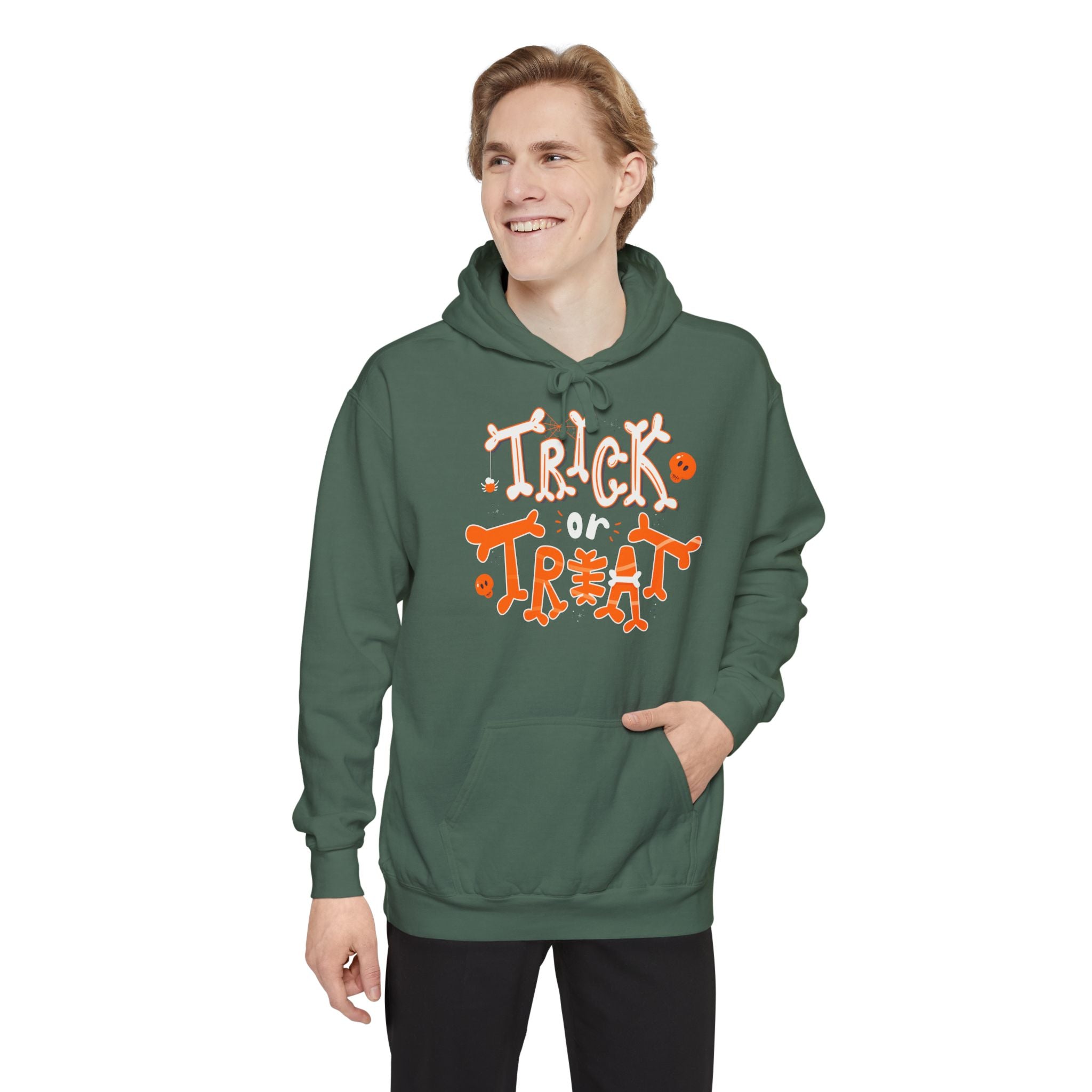 Halloween Trick or Treat | Unisex Garment-Dyed Hoodie