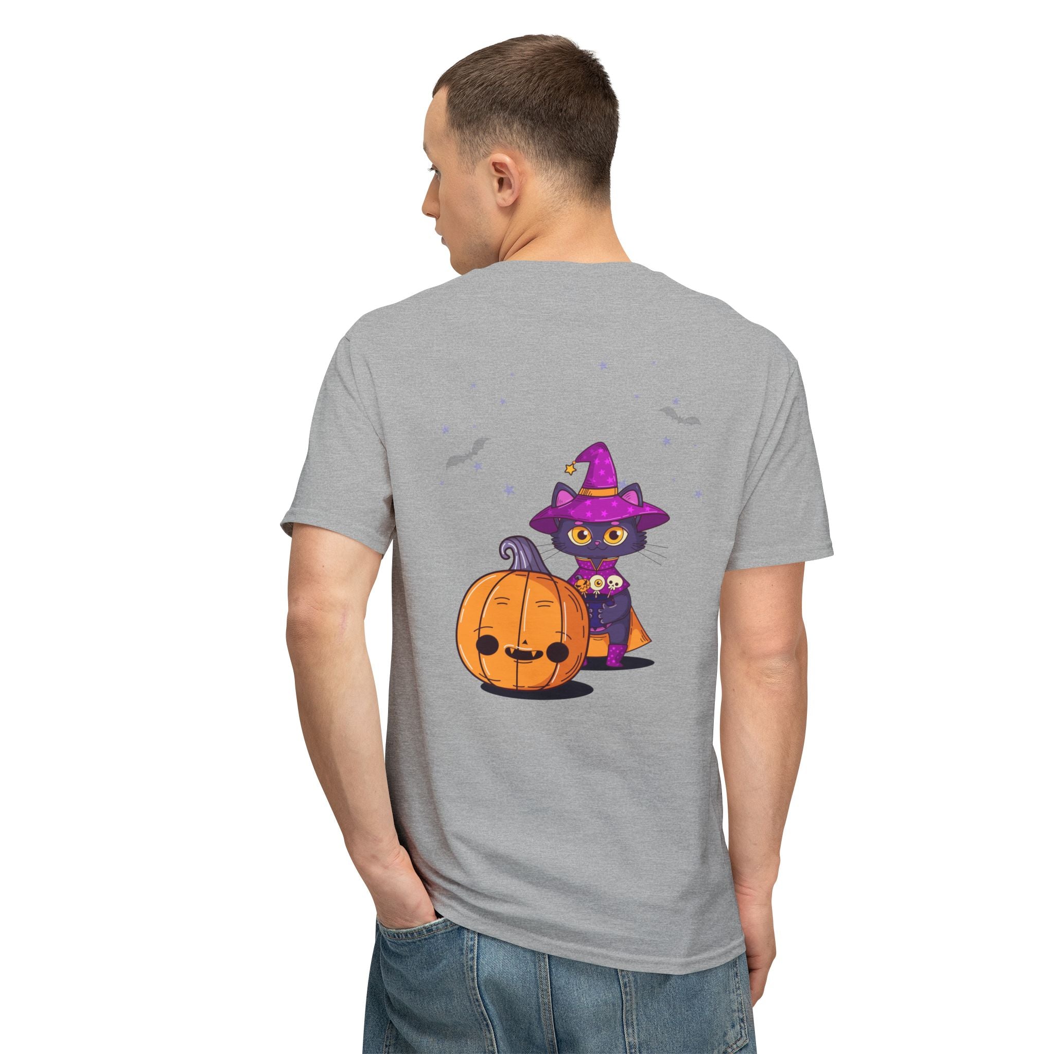 Halloween with Witch's Cats | Unisex HD Cotton™ T-shirt