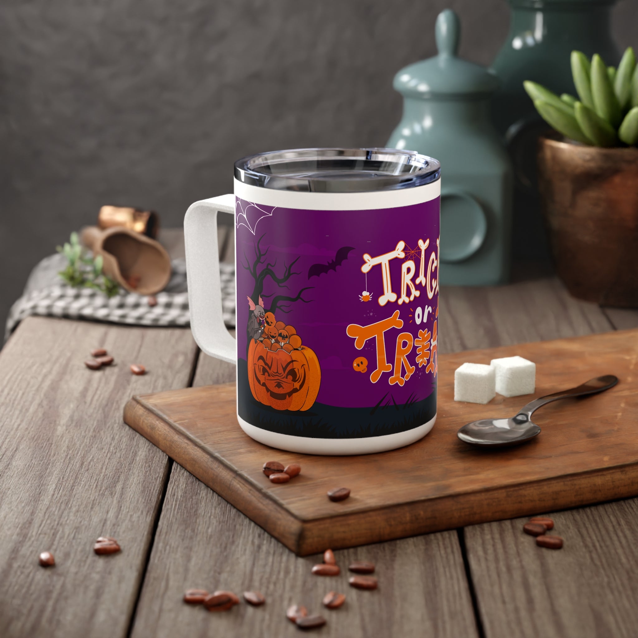 Halloween Trick or Treat | Insulated Coffee Mug