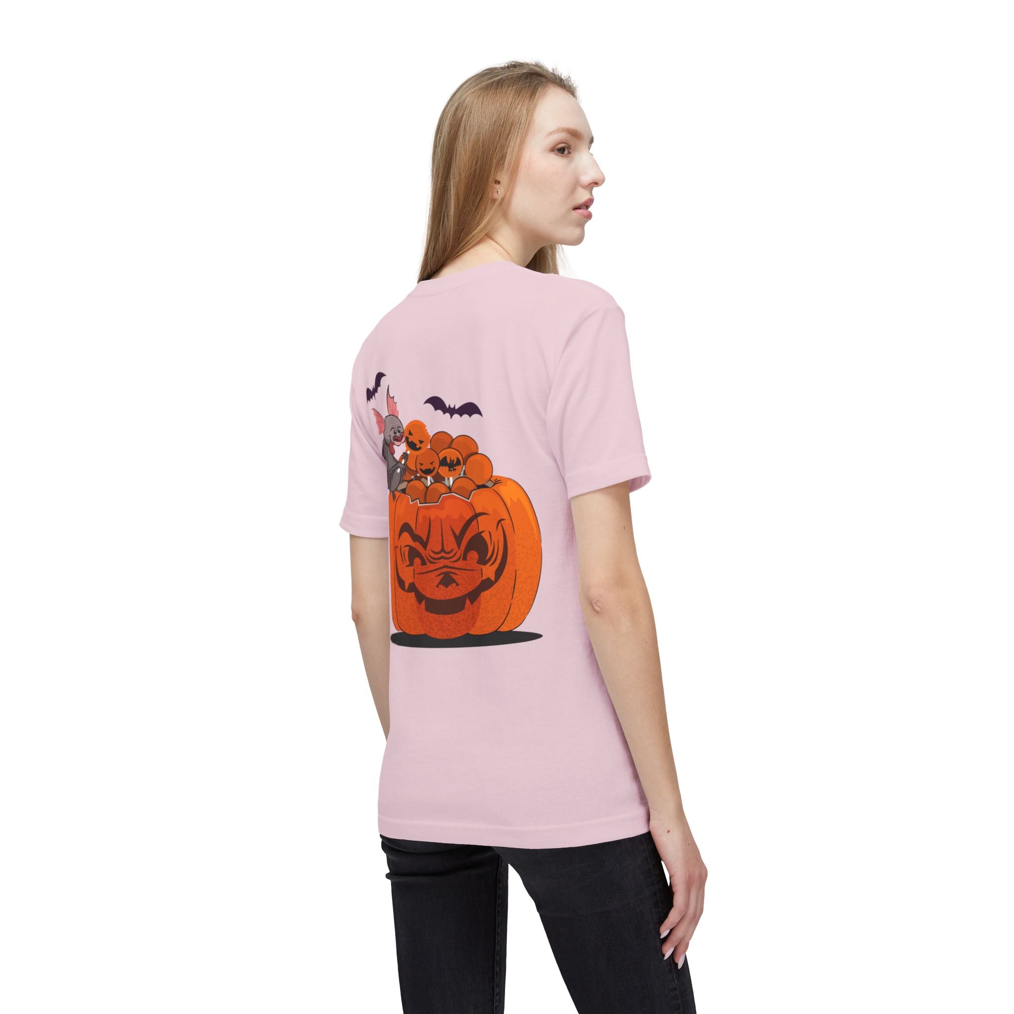 Halloween Trick or Treat | Unisex Midweight T-shirt, Made in US