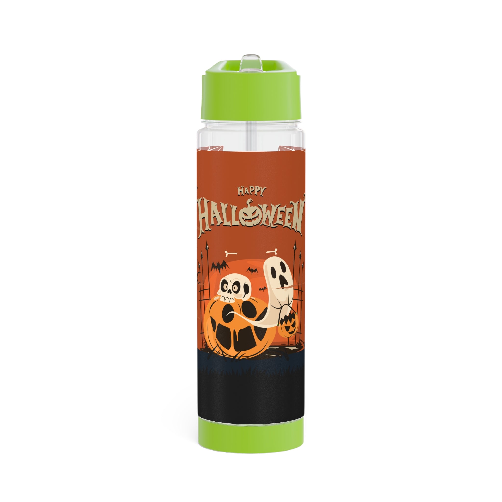 Happy Halloween with Pumpkin | Infuser Water Bottle