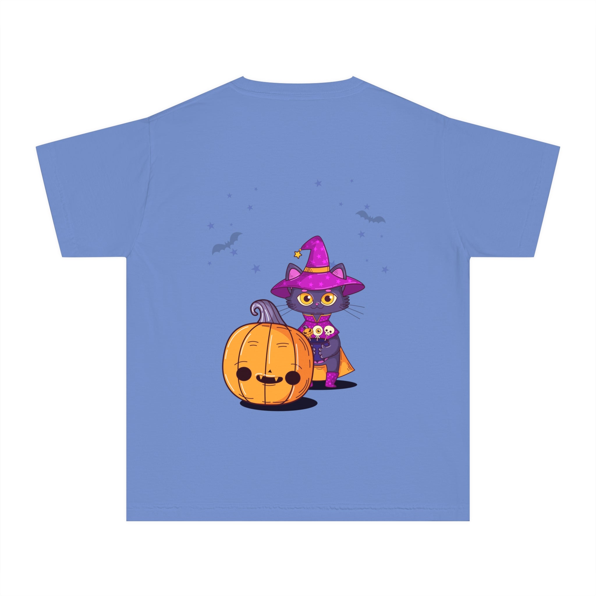 Halloween with Witch's Cats | Youth Midweight Tee