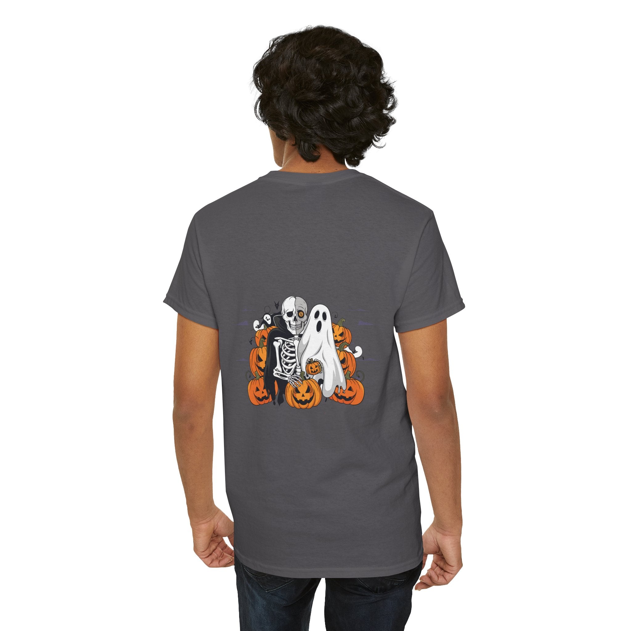 Halloween with Bats | Unisex Heavy Cotton Tee