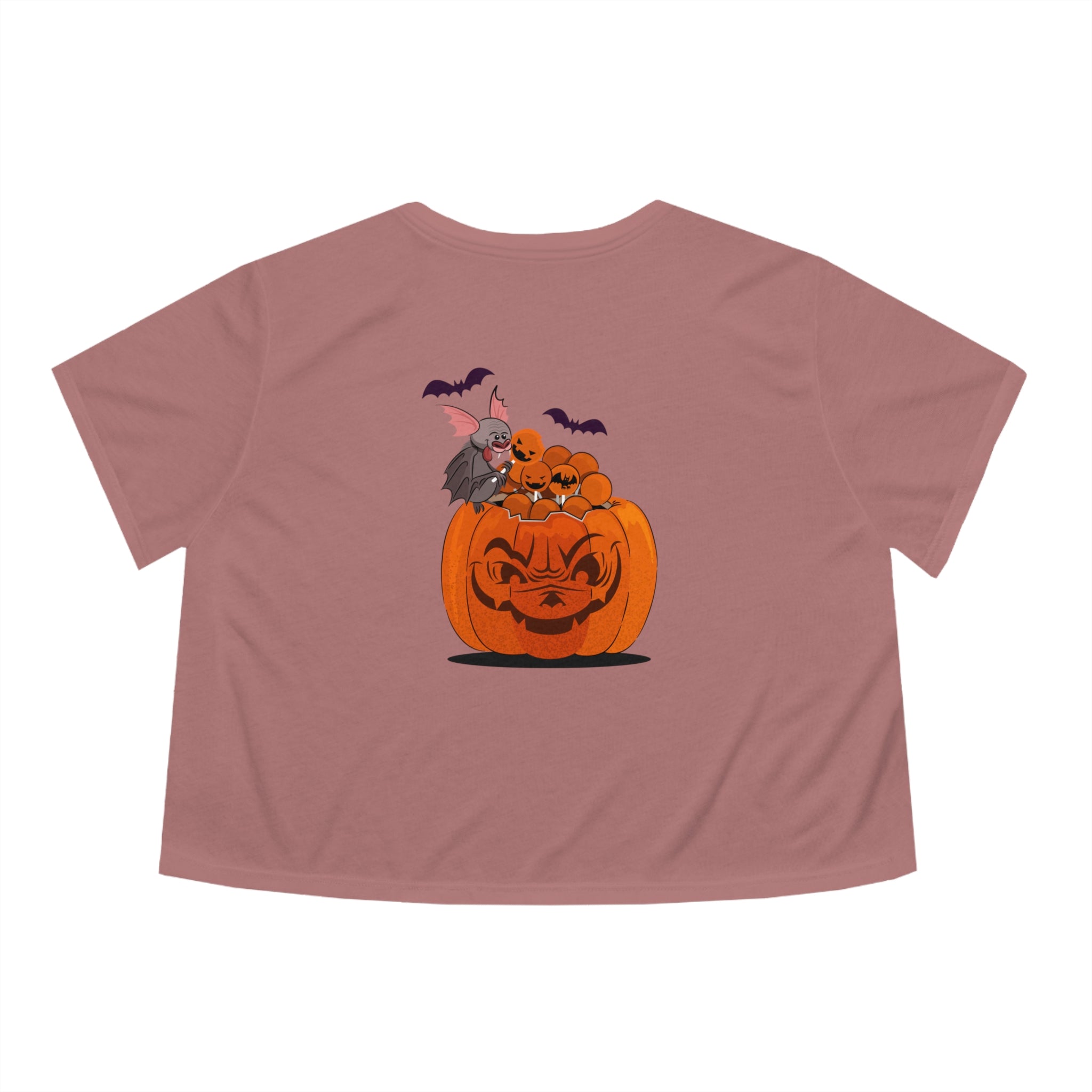 Halloween Trick or Treat | Women's Flowy Cropped Tee