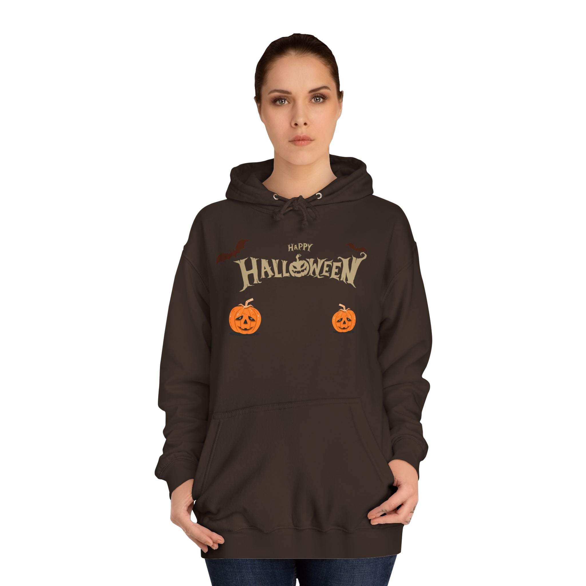 Halloween with Pumpkins | Unisex College Hoodie