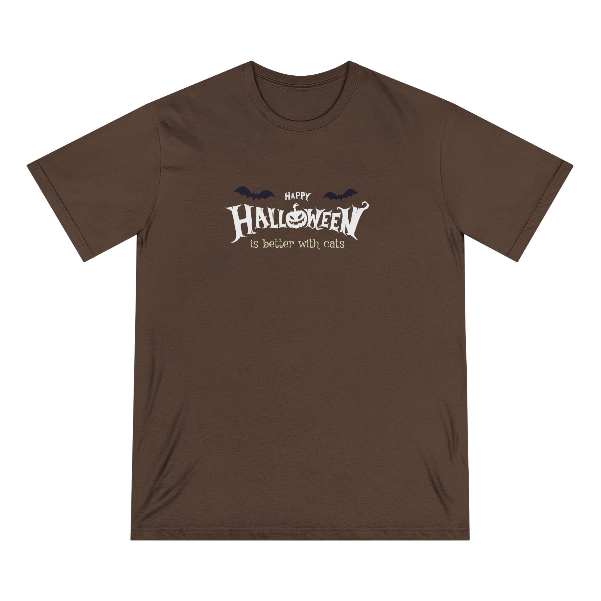Halloween with Witch's Cats | Organic Staple T-shirt