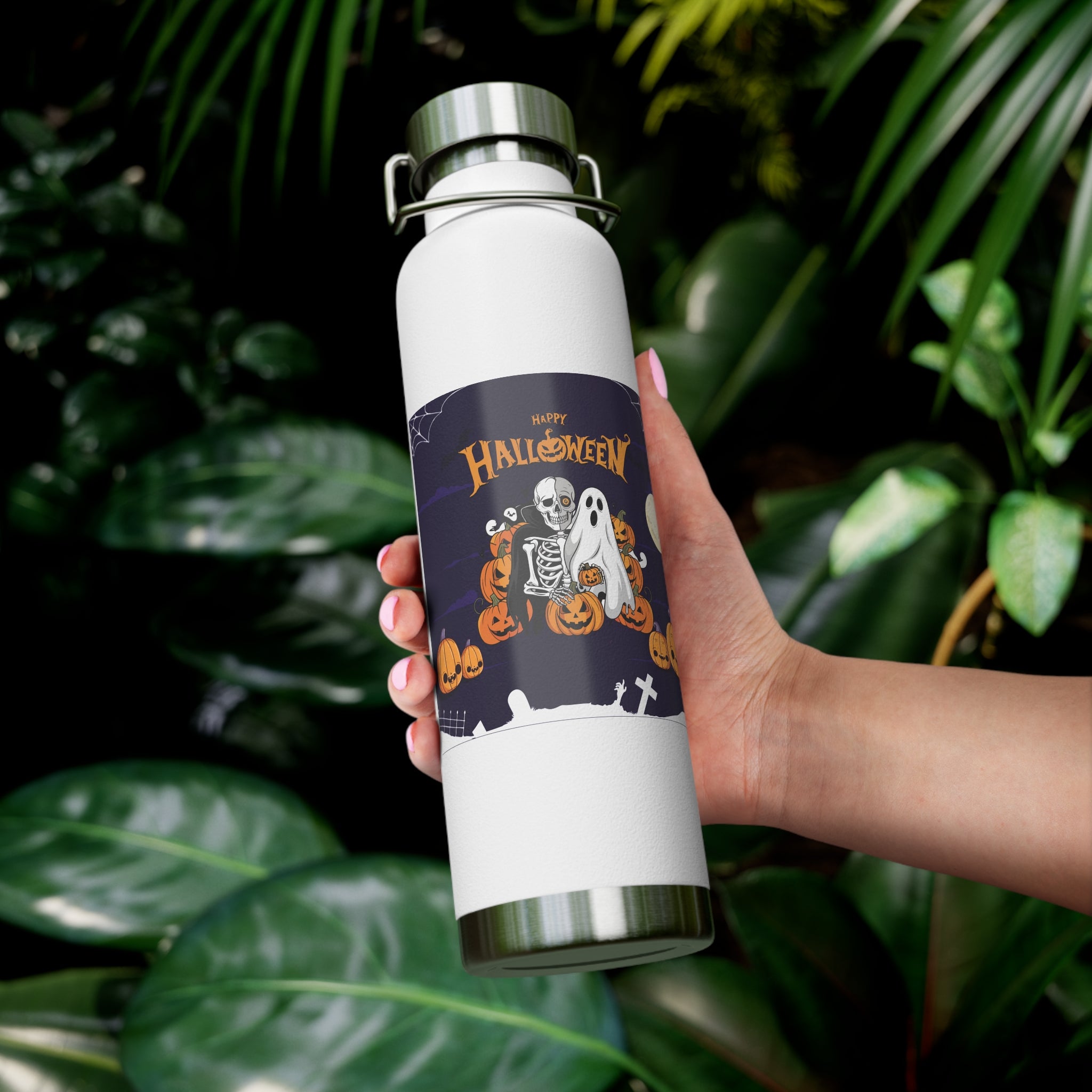 Halloween is Better with Skeleton | Copper Vacuum Insulated Bottle