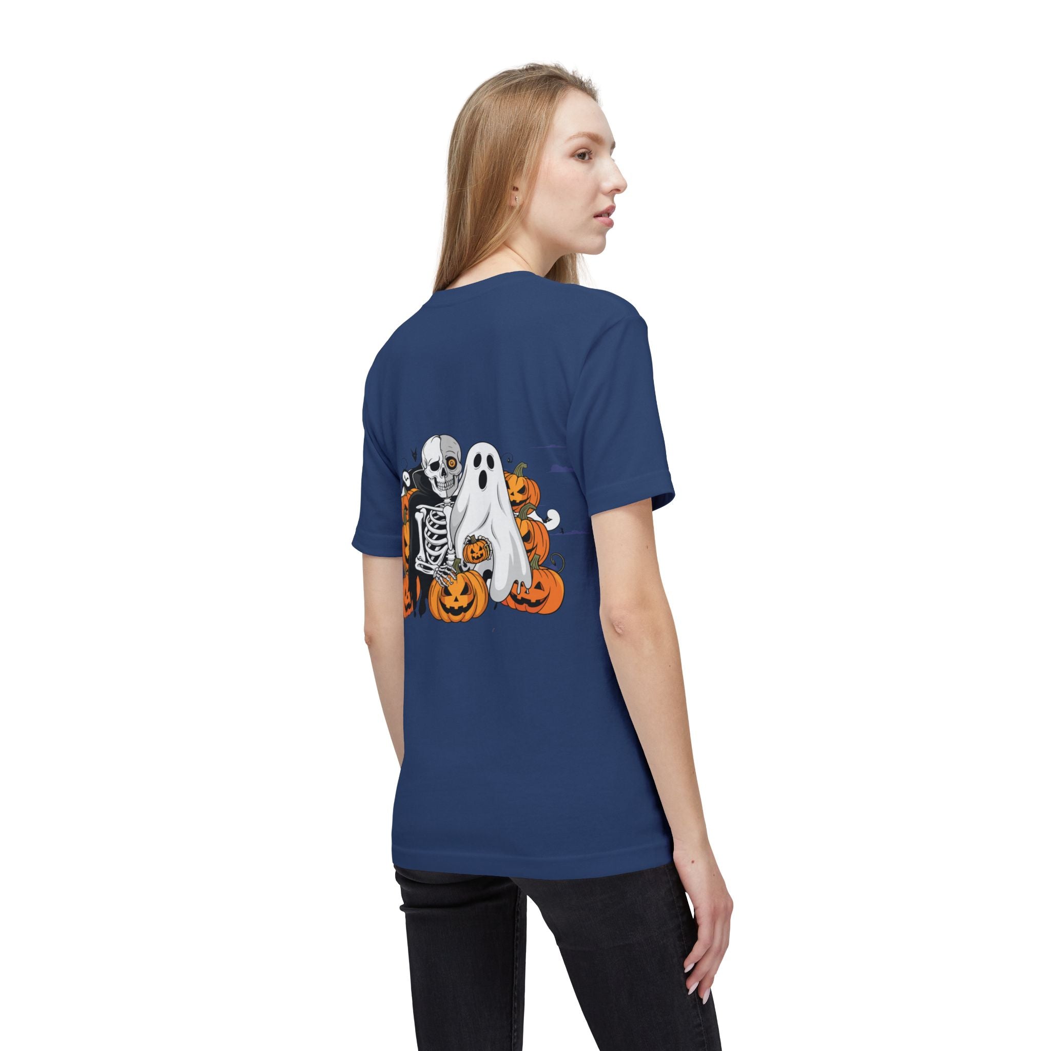 Halloween with Bats | Unisex Midweight T-shirt, Made in US