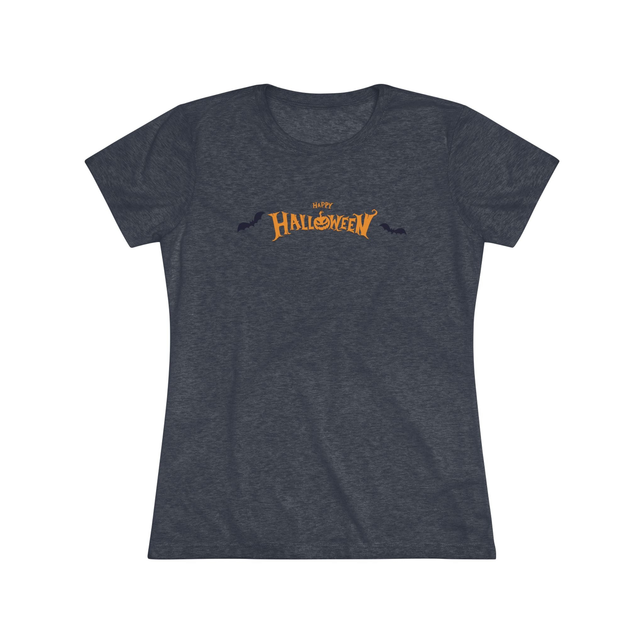 Halloween with Bats | Women's Triblend Tee