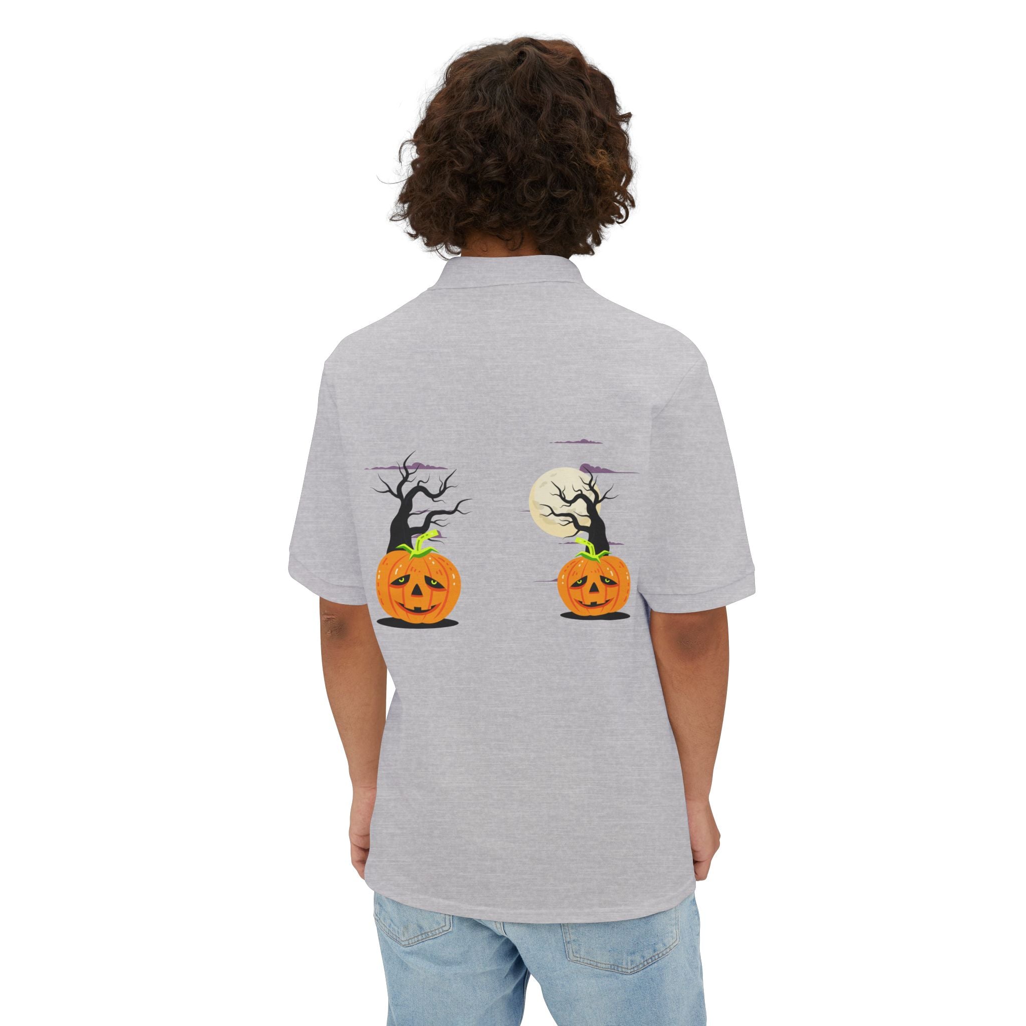 Halloween is Better with Cats | Men's Piqué Polo