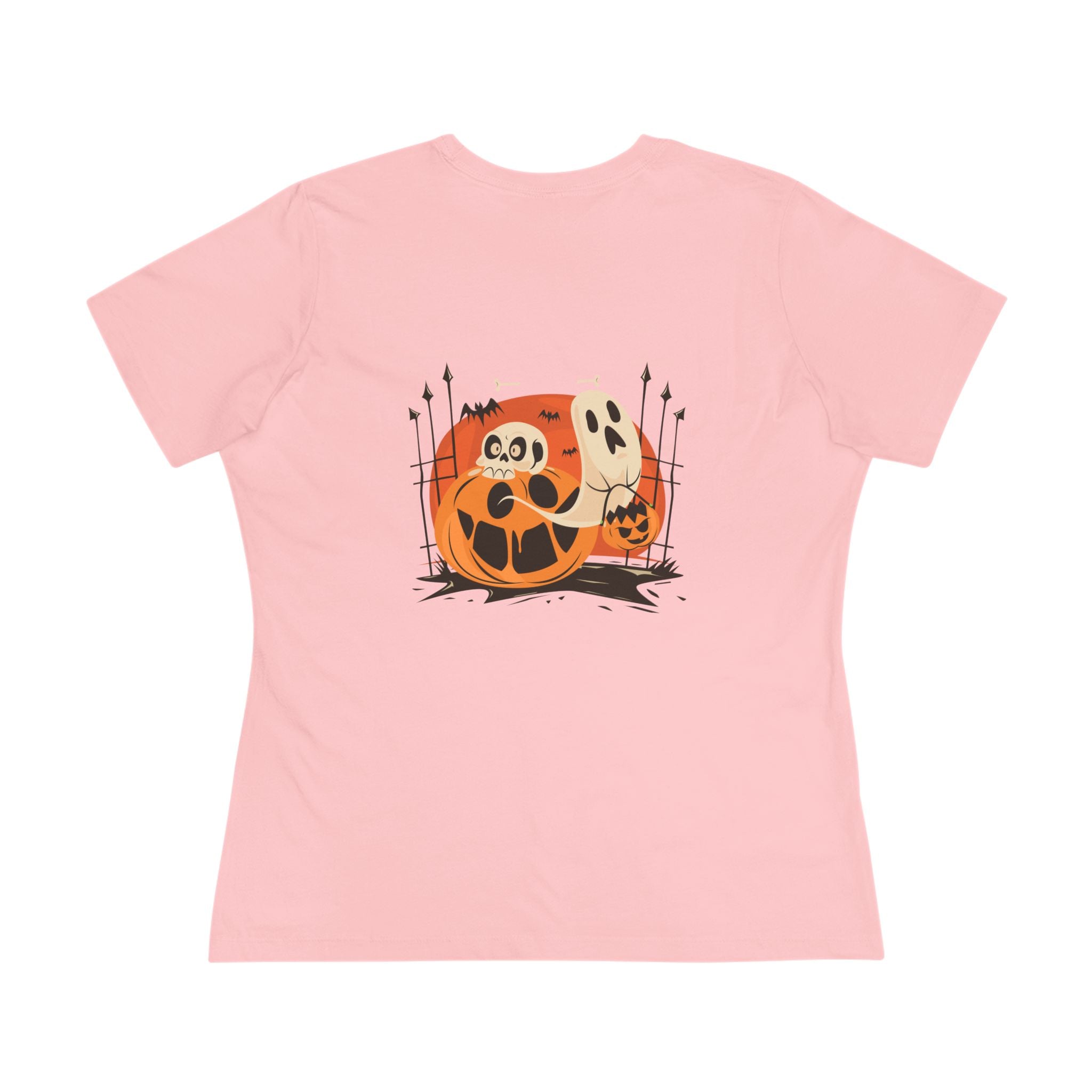 Halloween with Pumpkins | Women's Cotton Tee