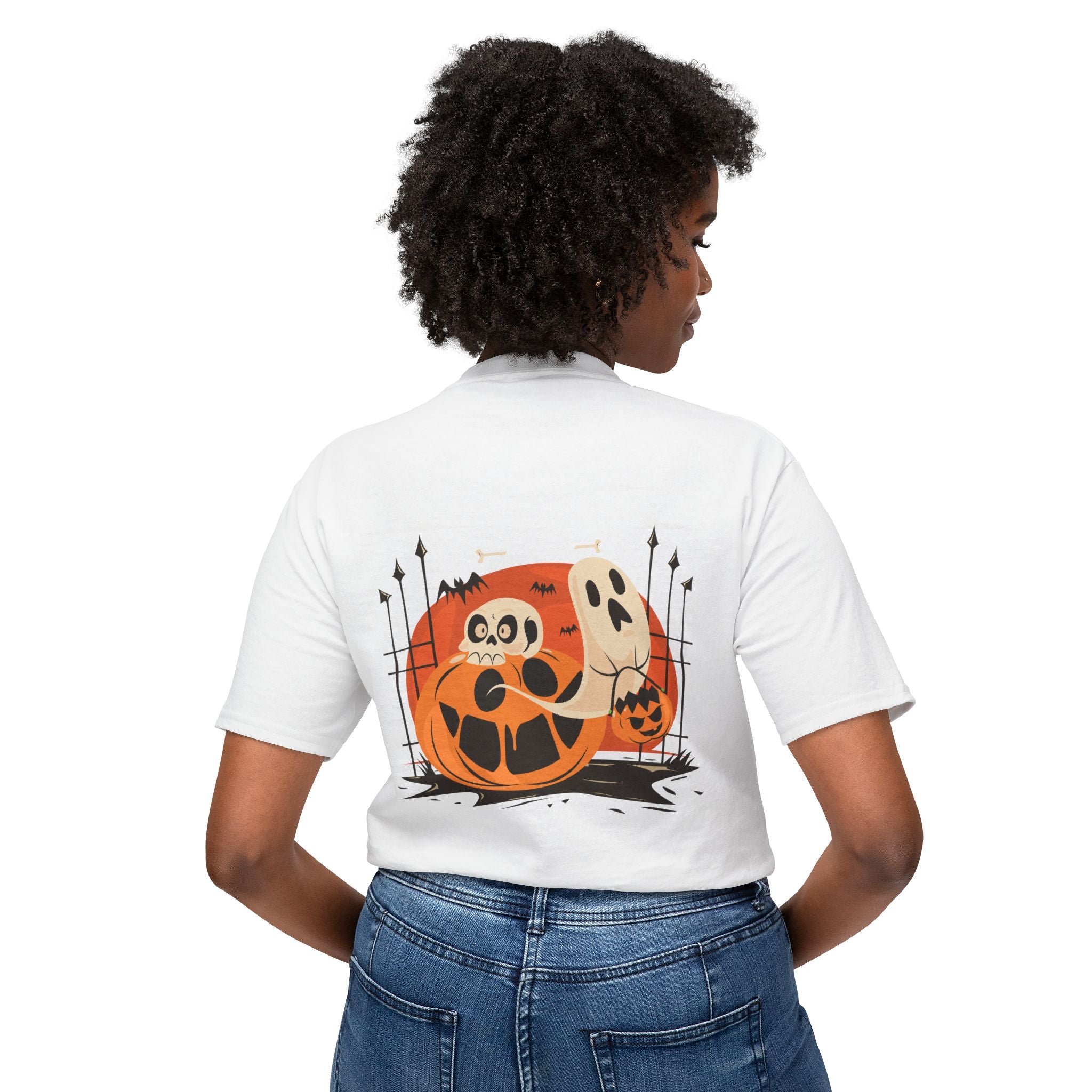 Halloween with Pumpkins | Unisex HD Cotton™ T-shirt