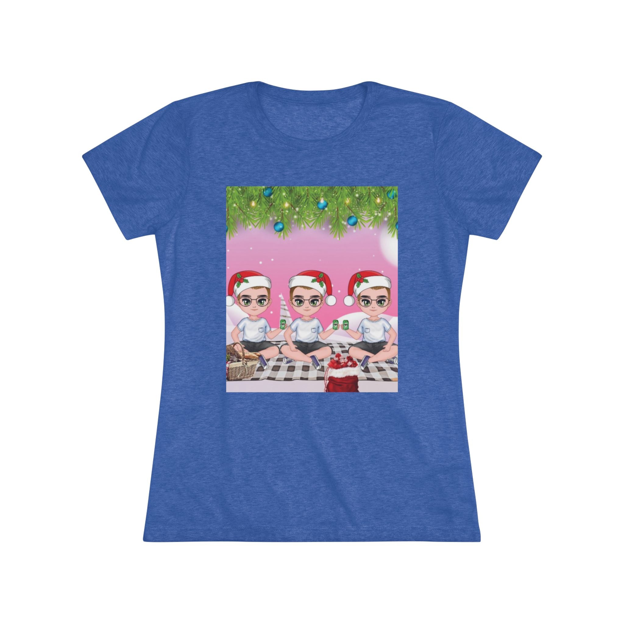 HAPPY CHRISTMAS DAY Women's Triblend Tee