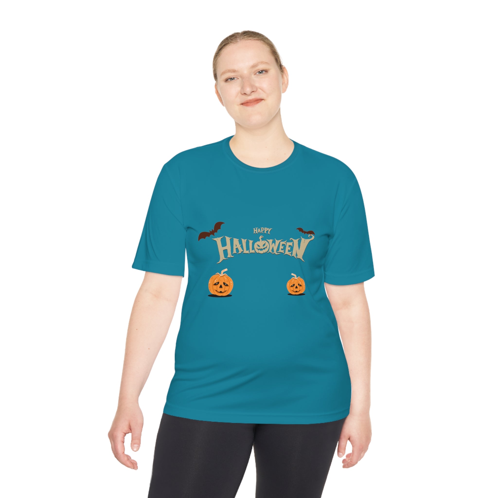 Halloween with Pumpkins | Unisex Moisture Wicking Tee