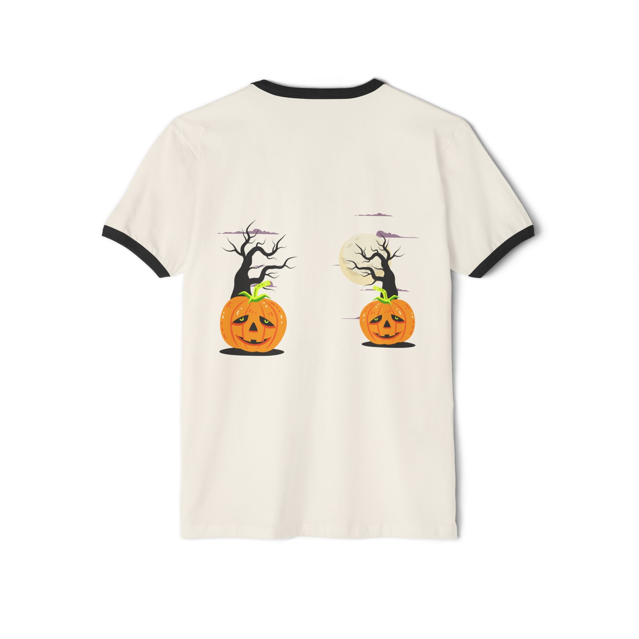 Halloween is Better with Cats | Unisex Cotton Ringer T-Shirt