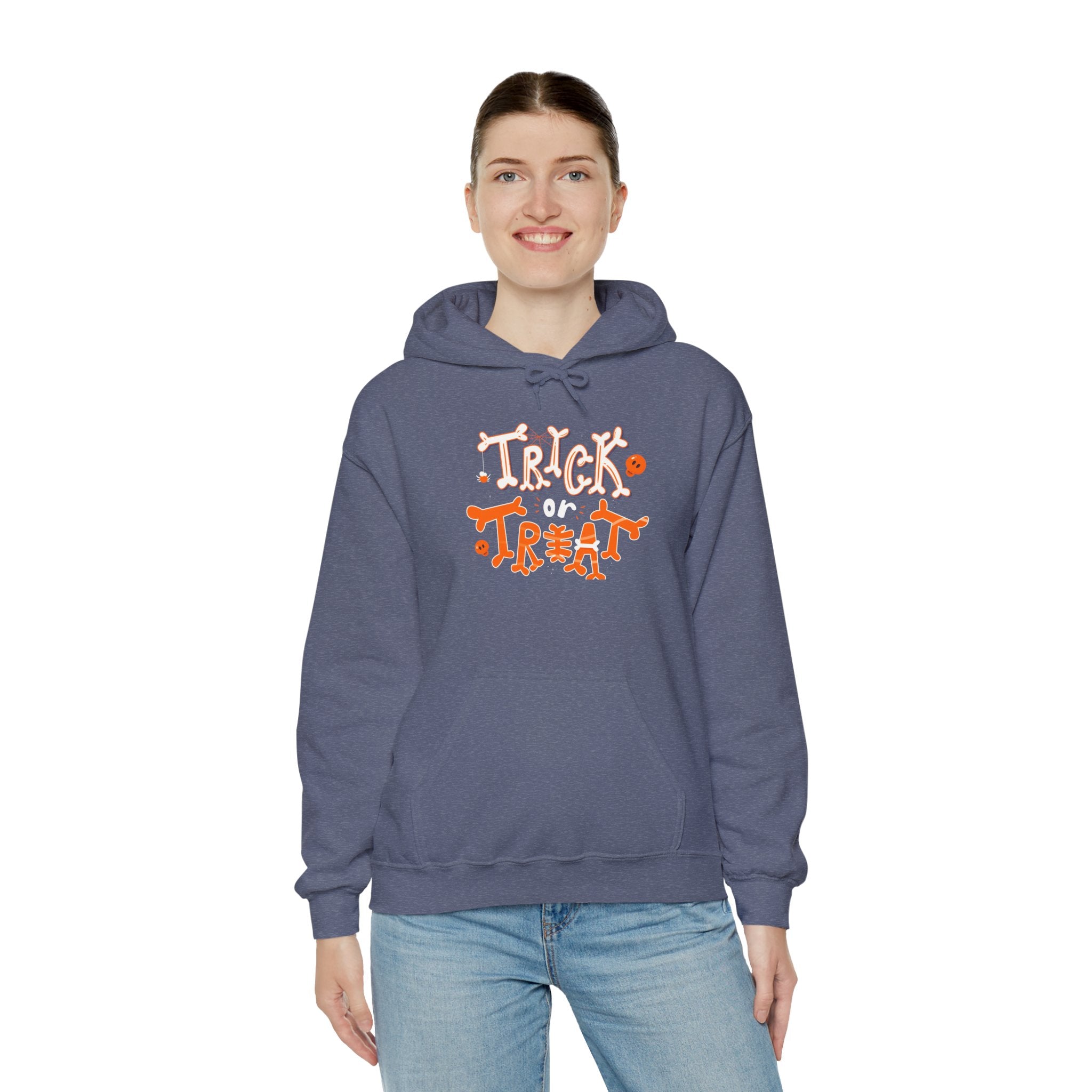 Halloween Trick or Treat  | Unisex Heavy Blend Hooded Sweatshirt