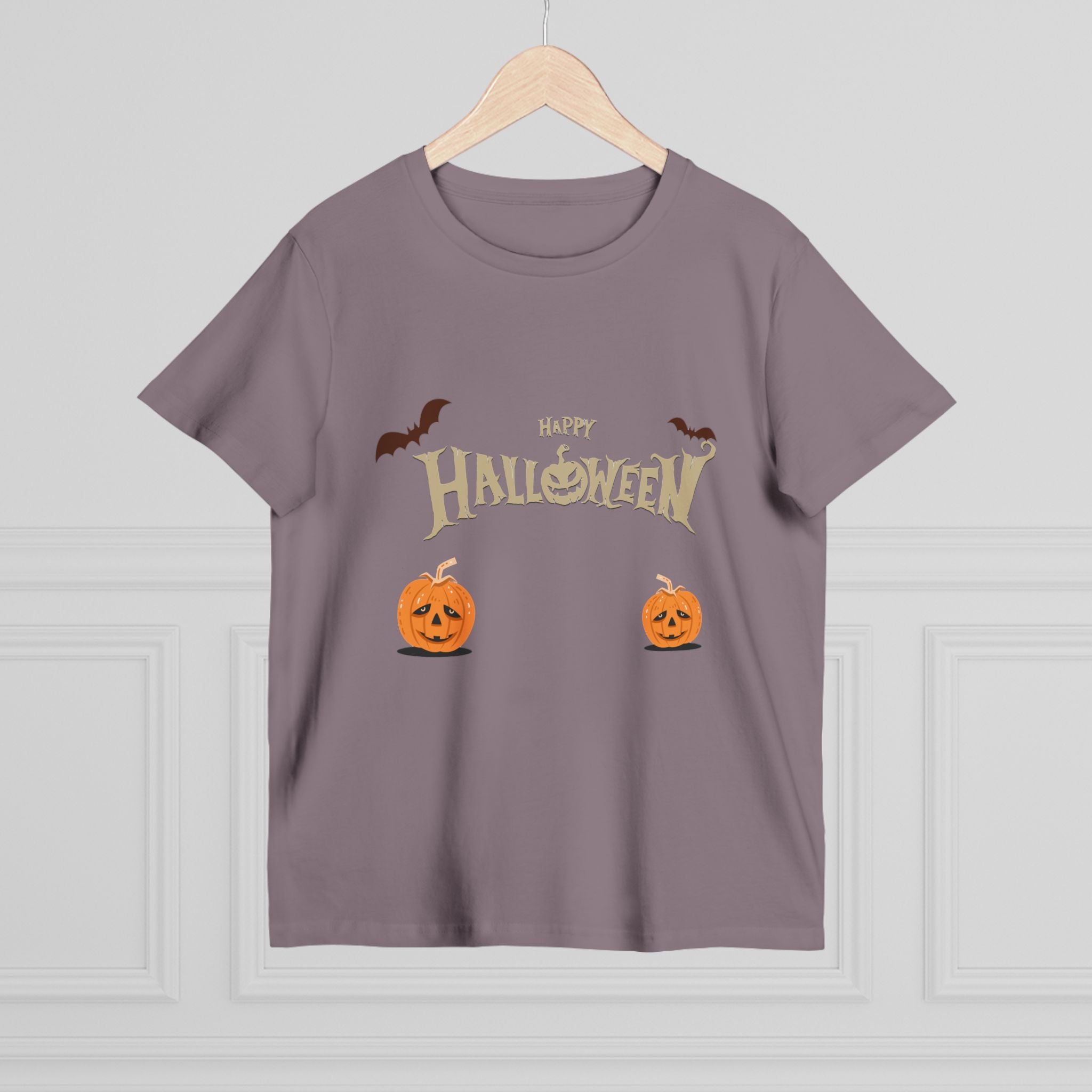 Halloween with Pumpkins | Women’s Maple Tee