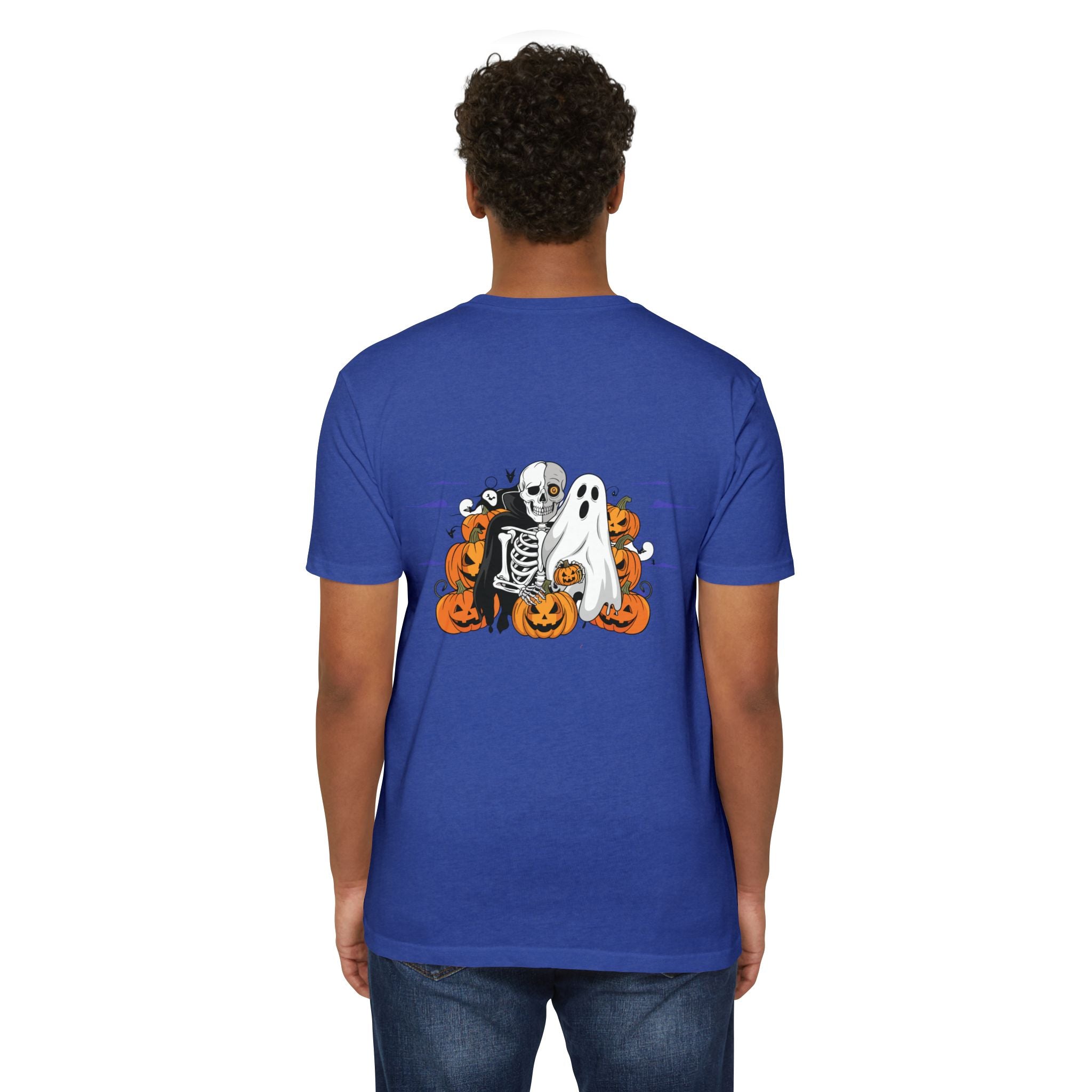 Halloween with Bats | Unisex CVC Jersey T-shirt