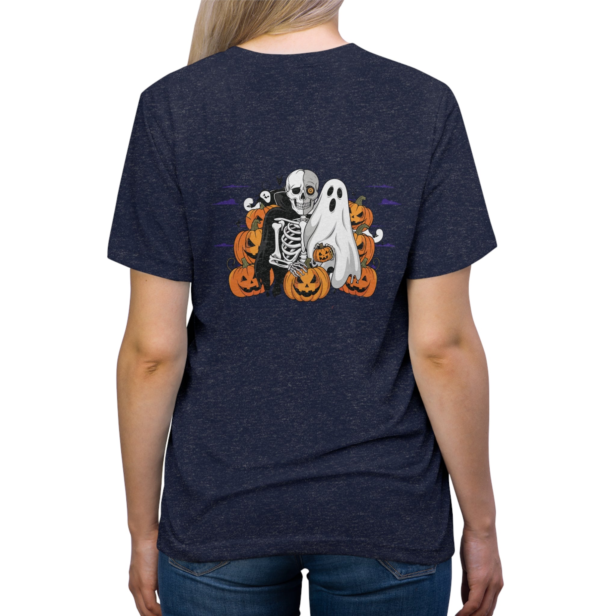 Halloween with Bats | Unisex Triblend Tee