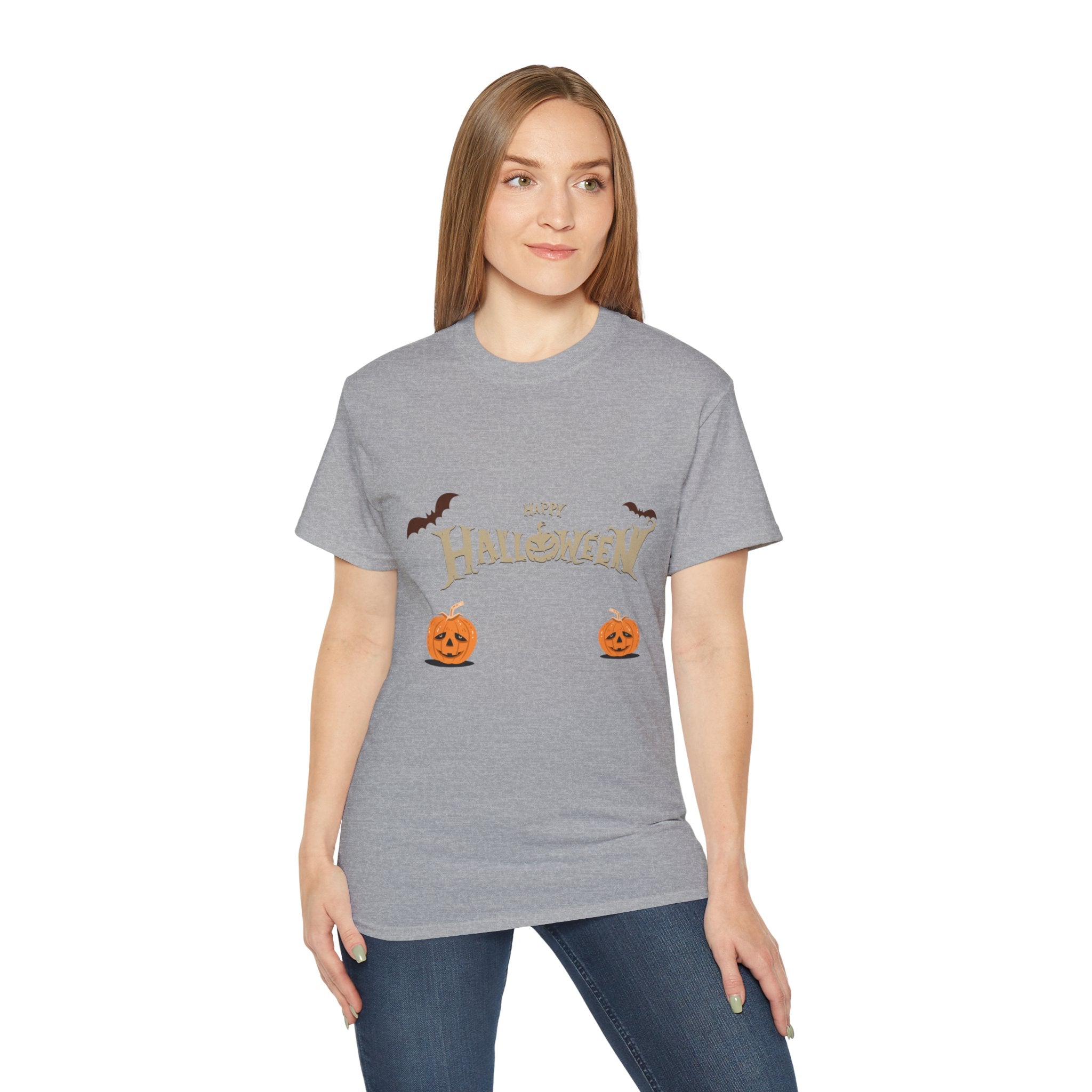 Halloween with Pumpkins | Unisex Ultra Cotton Tee