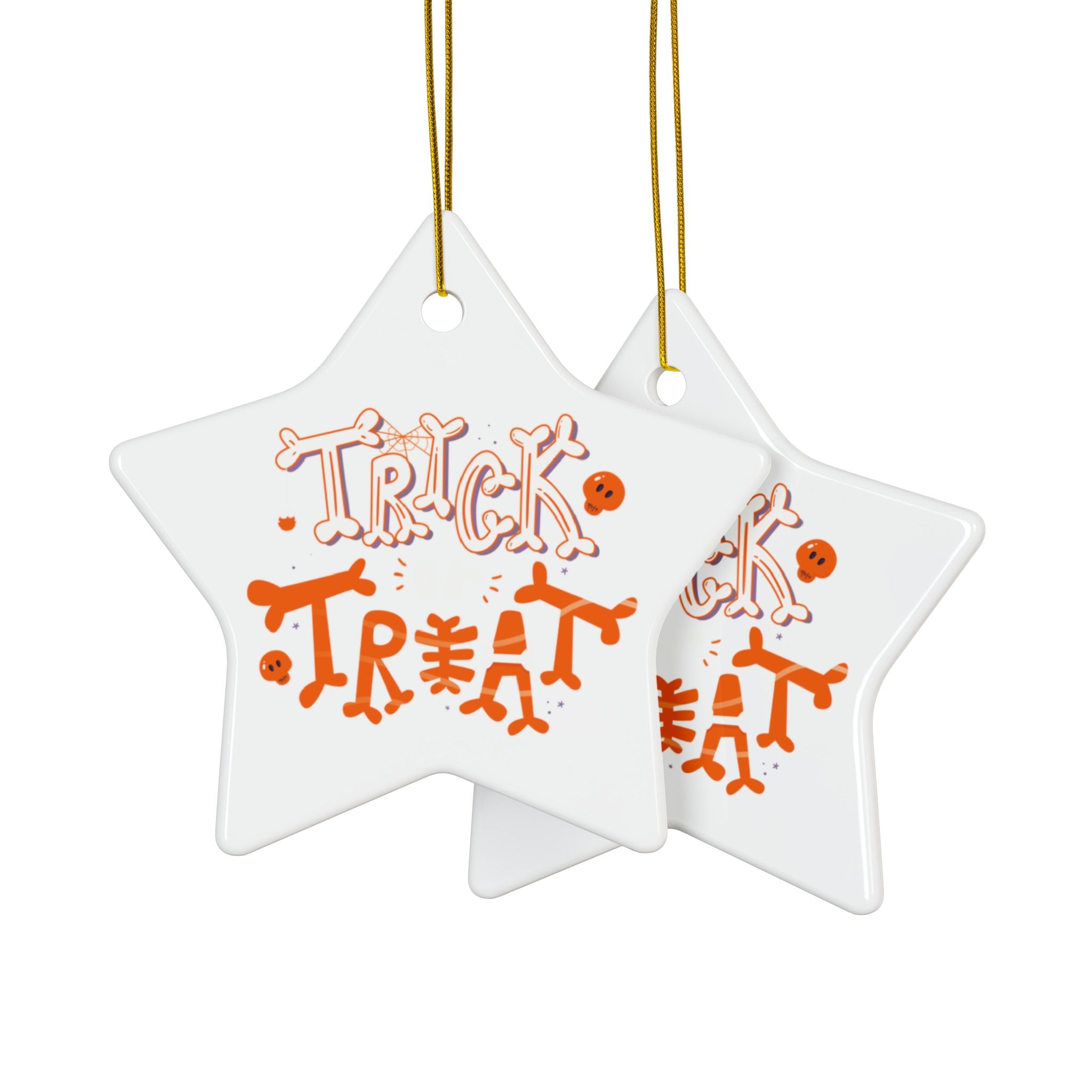 Halloween Trick or Treat | Ceramic Ornaments