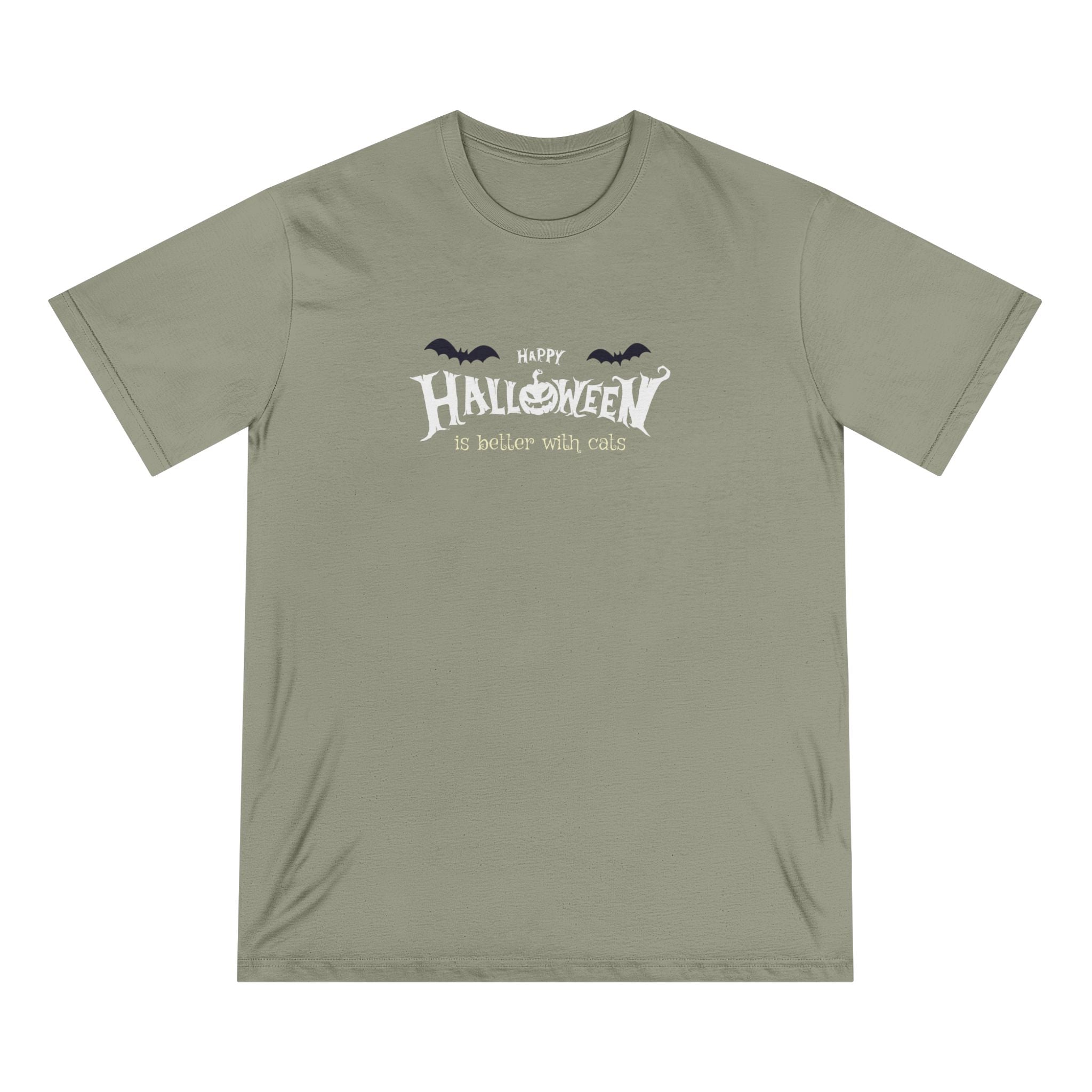Halloween with Witch's Cats | Organic Staple T-shirt