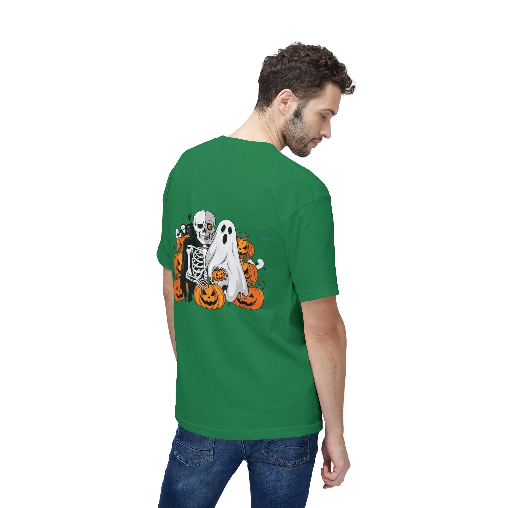 Halloween with Bats | Unisex Midweight T-shirt, Made in US