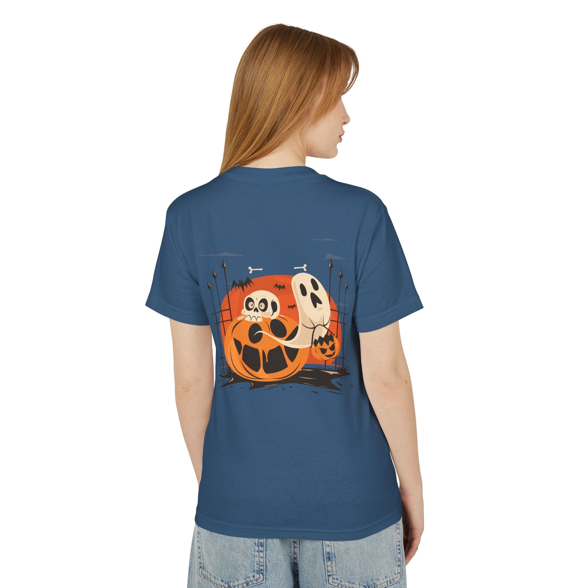 Halloween with Pumpkins | Unisex Garment-Dyed Heavyweight Cotton Tee