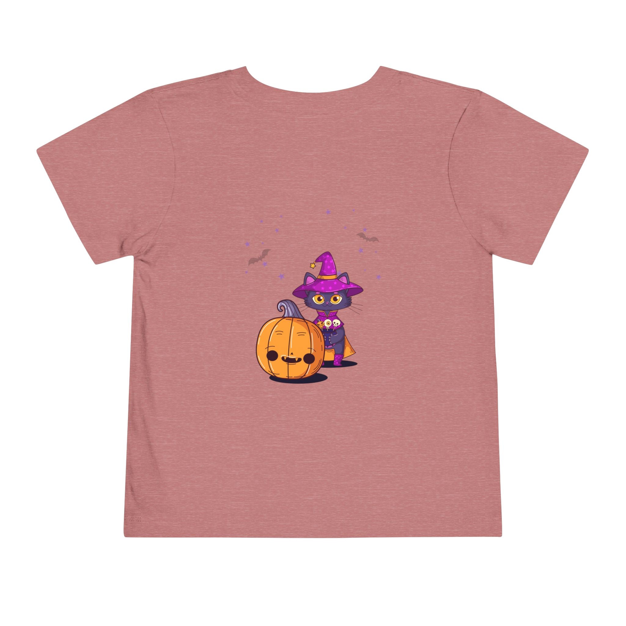 Halloween with Witch's Cats | Toddler Short Sleeve Tee