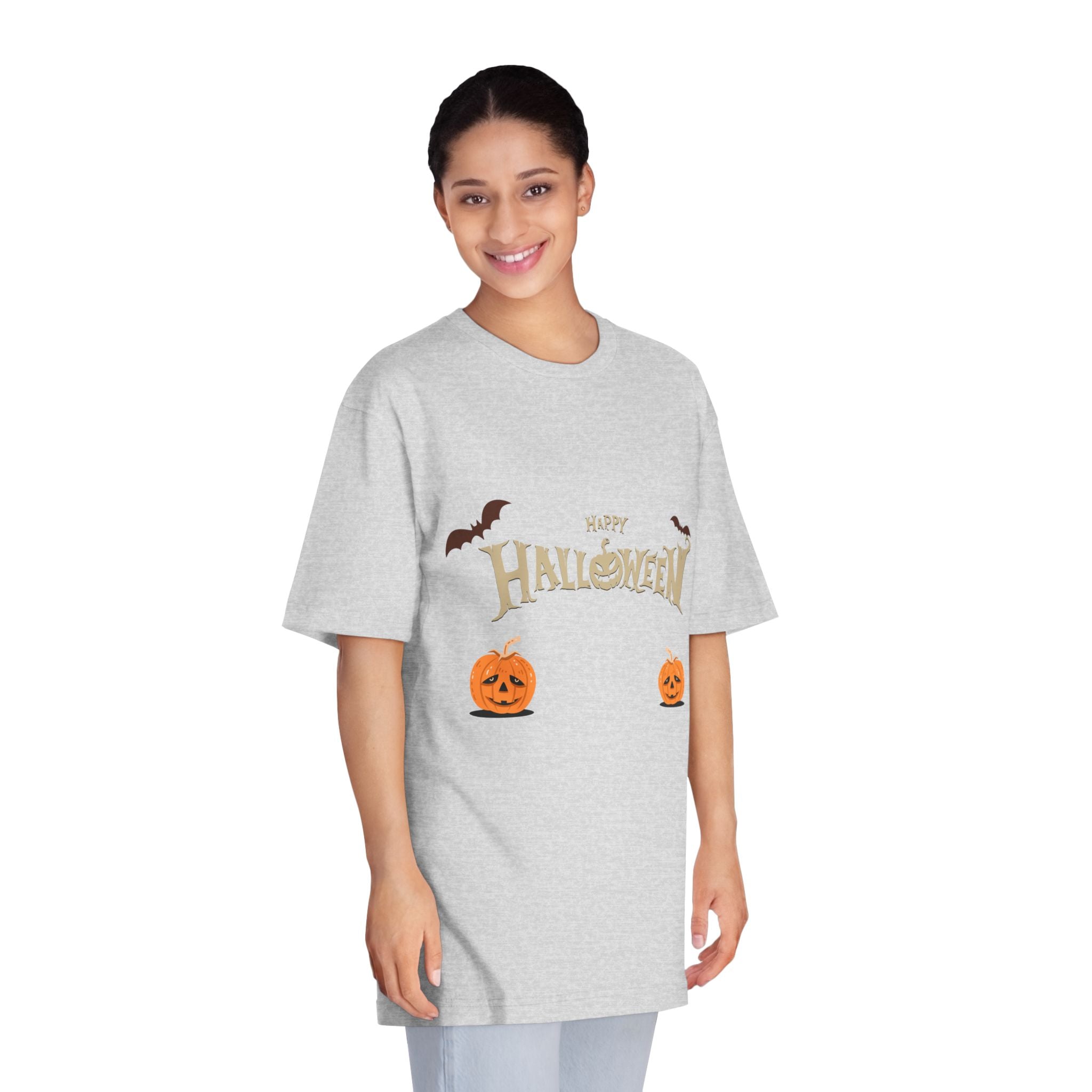 Halloween with Pumpkins | Unisex Classic Crewneck T-Shirt